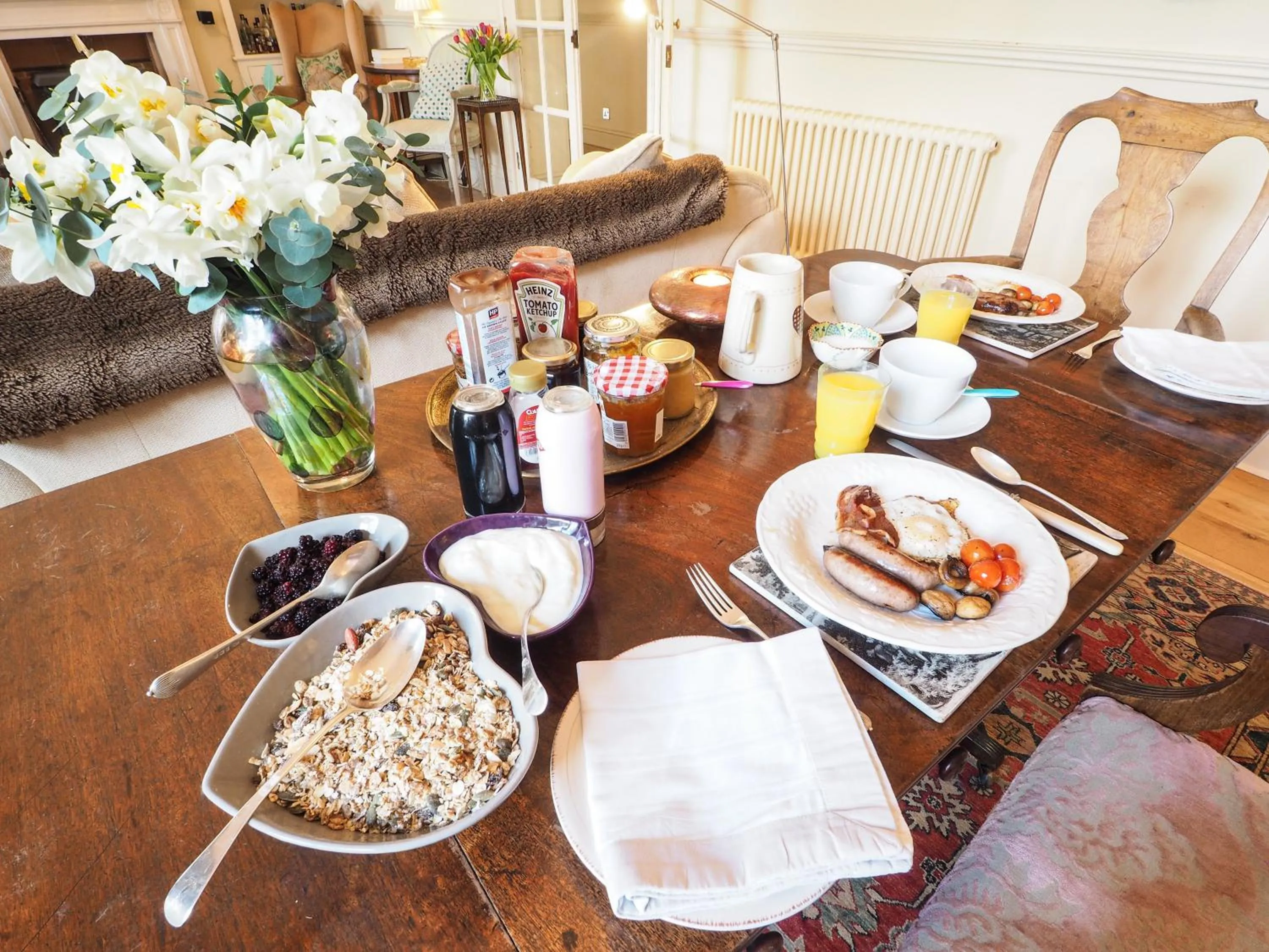 English/Irish breakfast in The Clock Tower