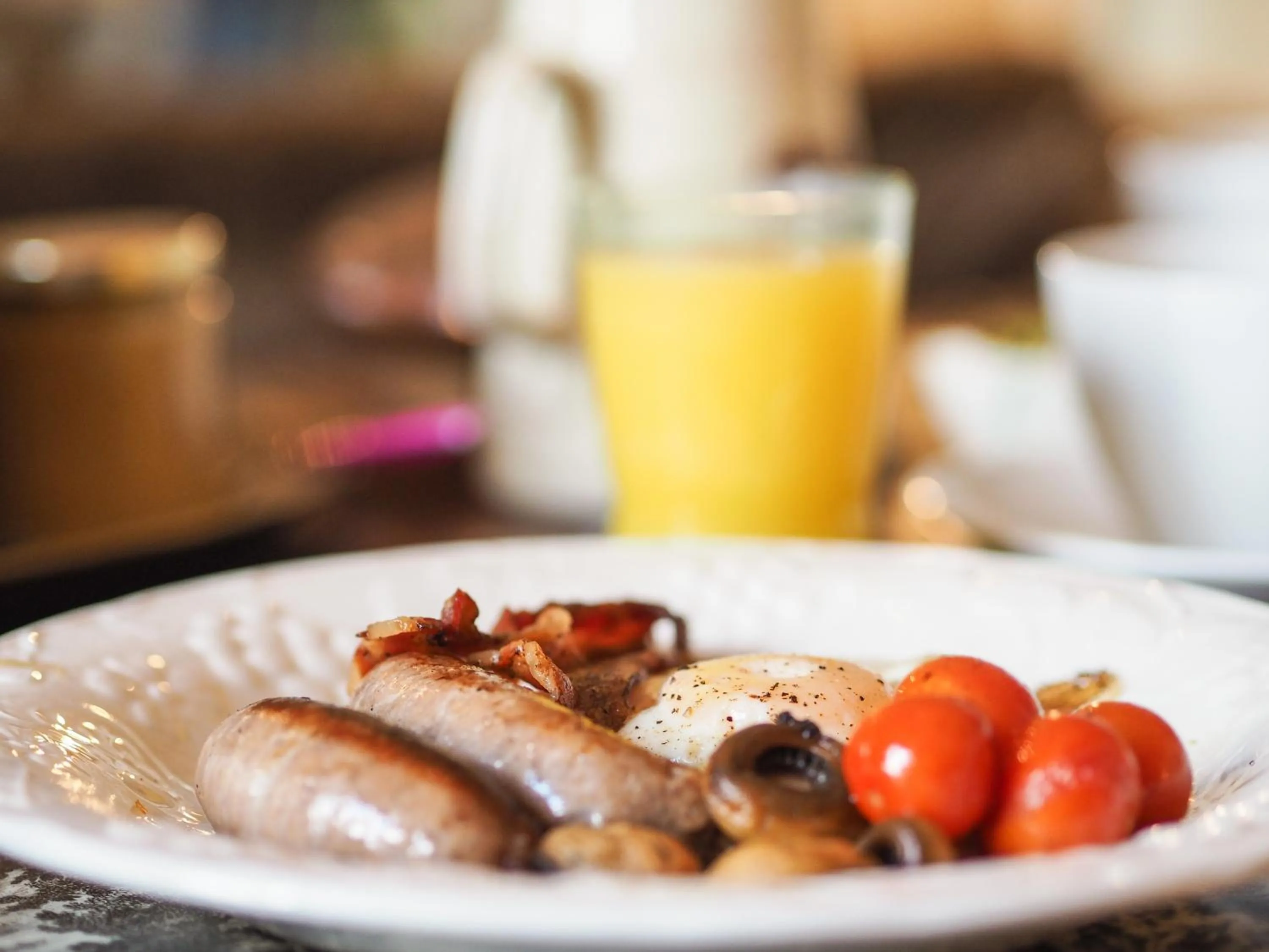 English/Irish breakfast in The Clock Tower