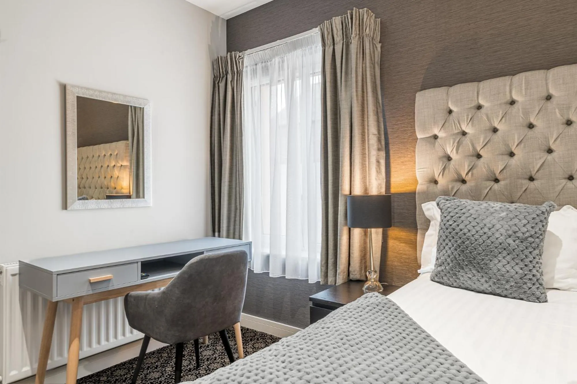 Bedroom, Bed in Abbey Apartments Modern ApartHotel for Tourists & Professionals