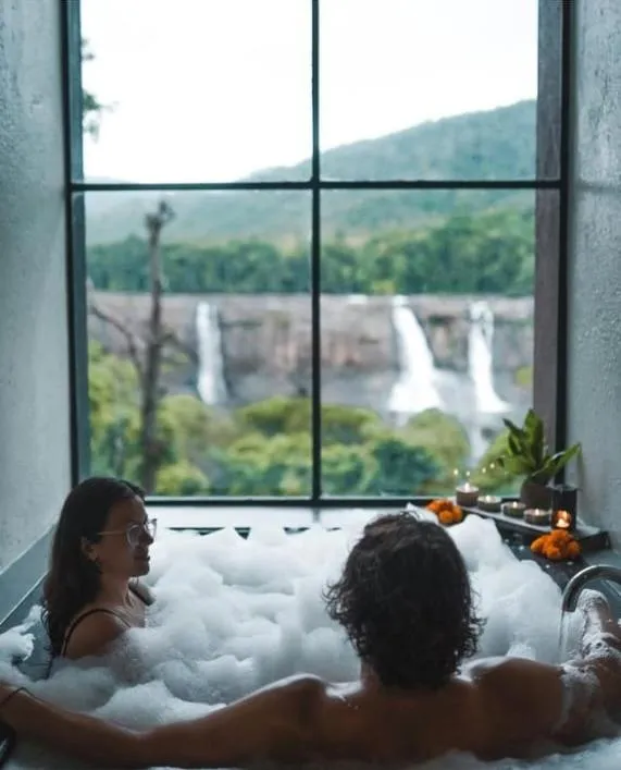 Hot Tub in Rainforest Resort