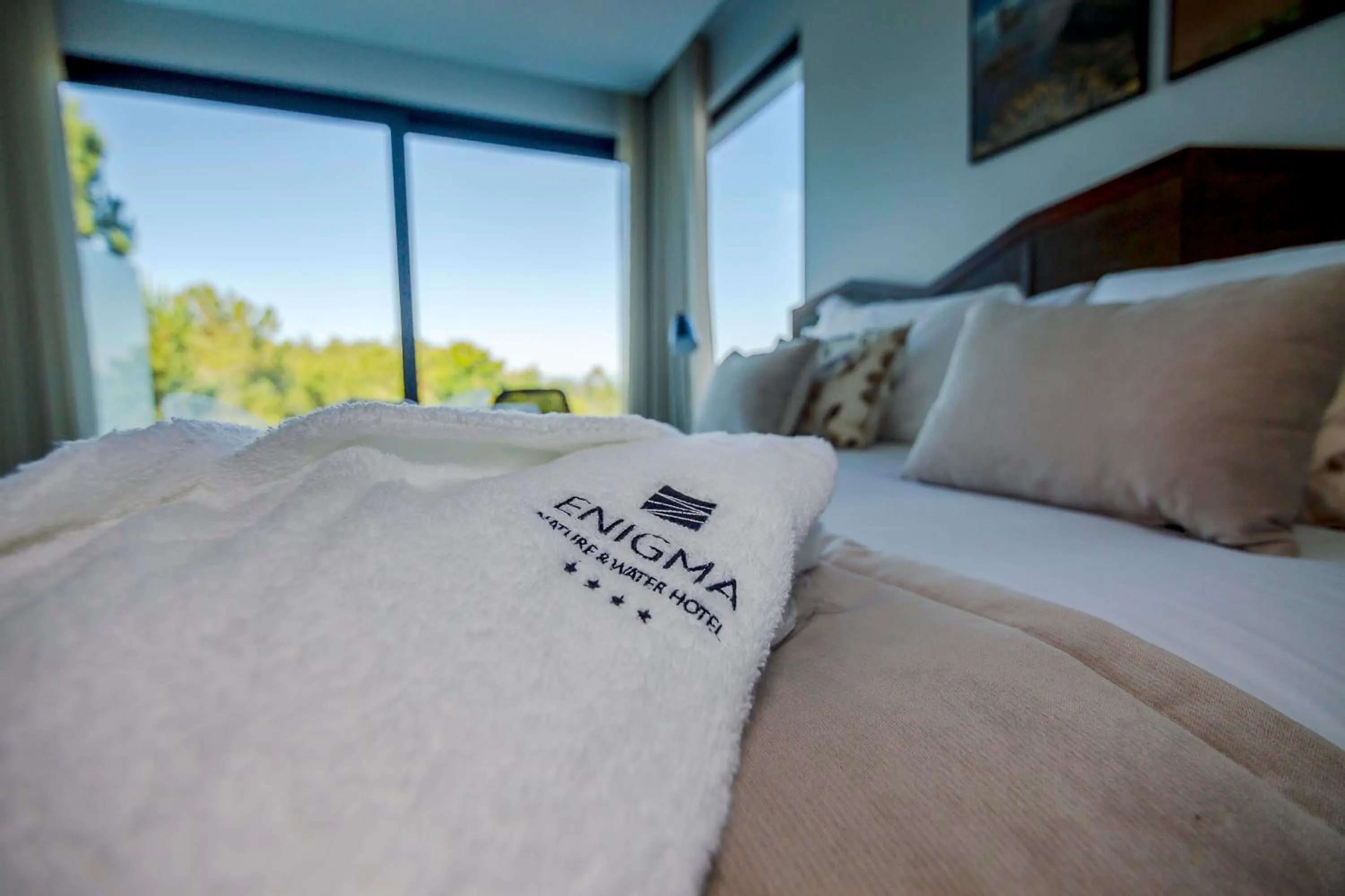 Bedroom, Bed in Enigma - Nature & Water Hotel