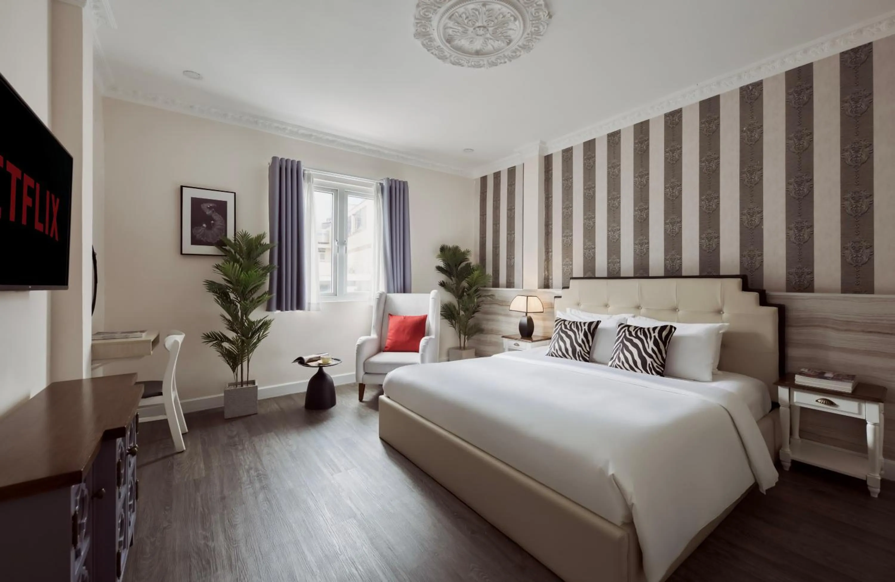 TV and multimedia, Bed in The One Ben Thanh Hotel-City Center