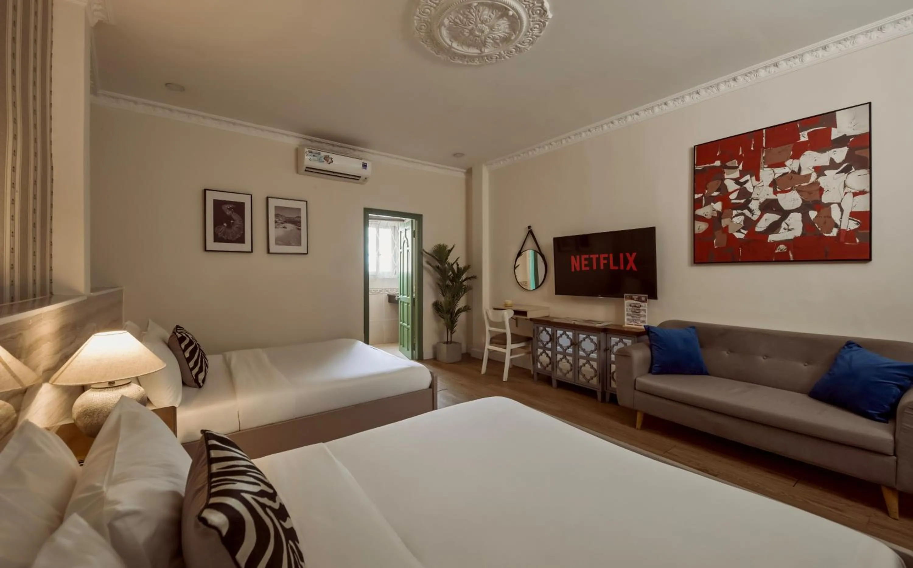 Photo of the whole room, Bed in The One Ben Thanh Hotel-City Center