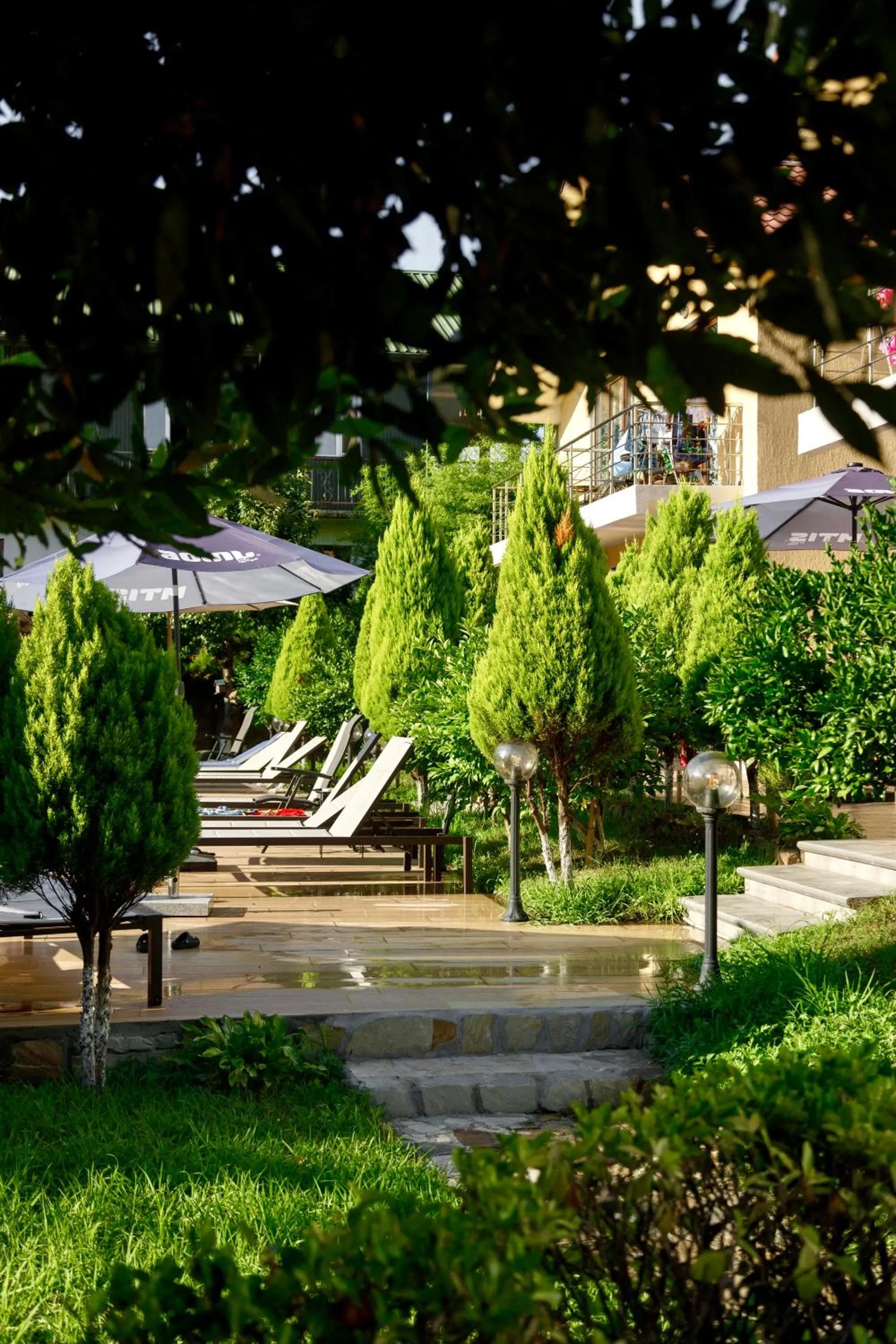 Garden view in Hotel Chero