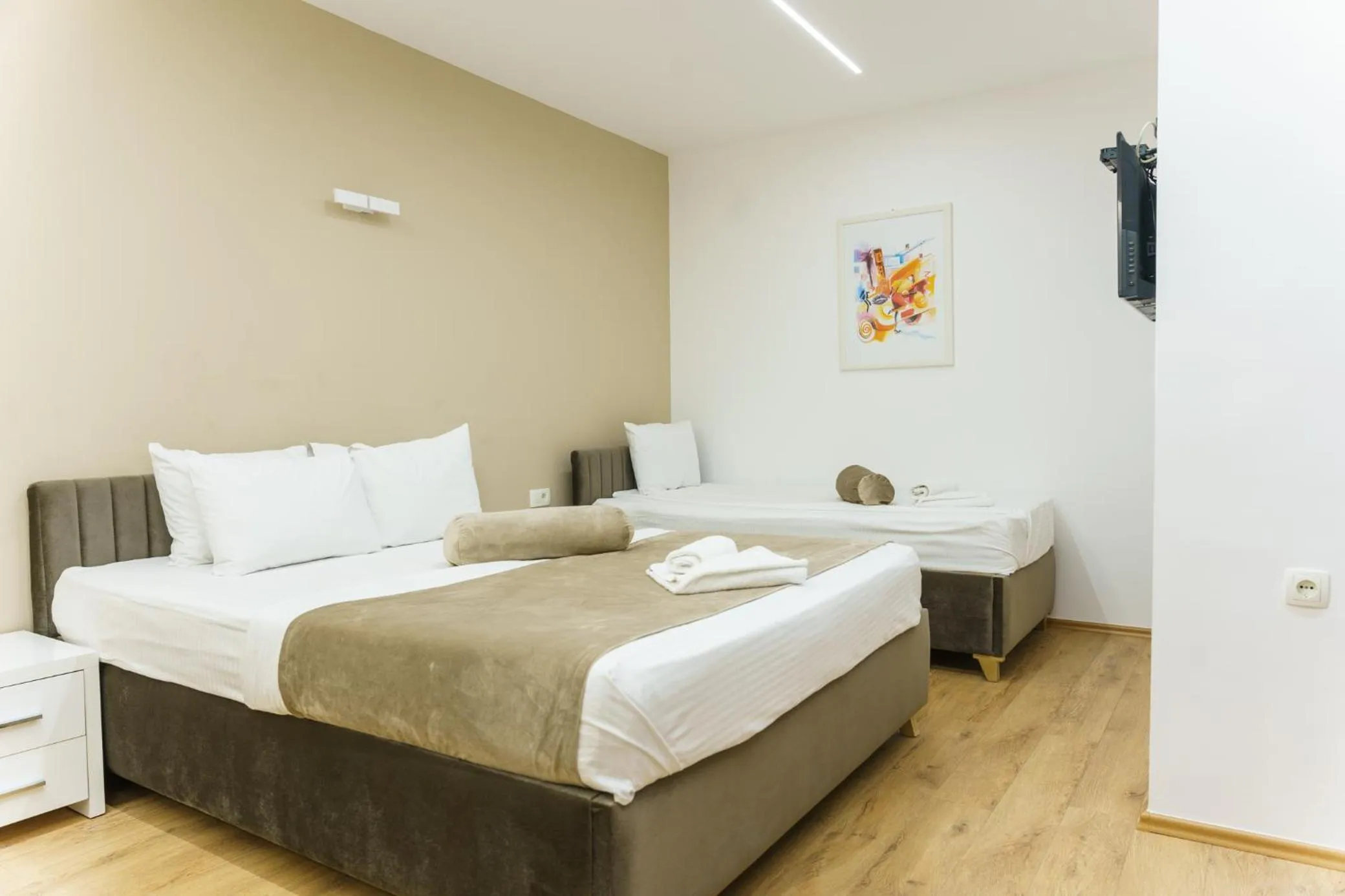 Bed in Hotel Camp Karagaq