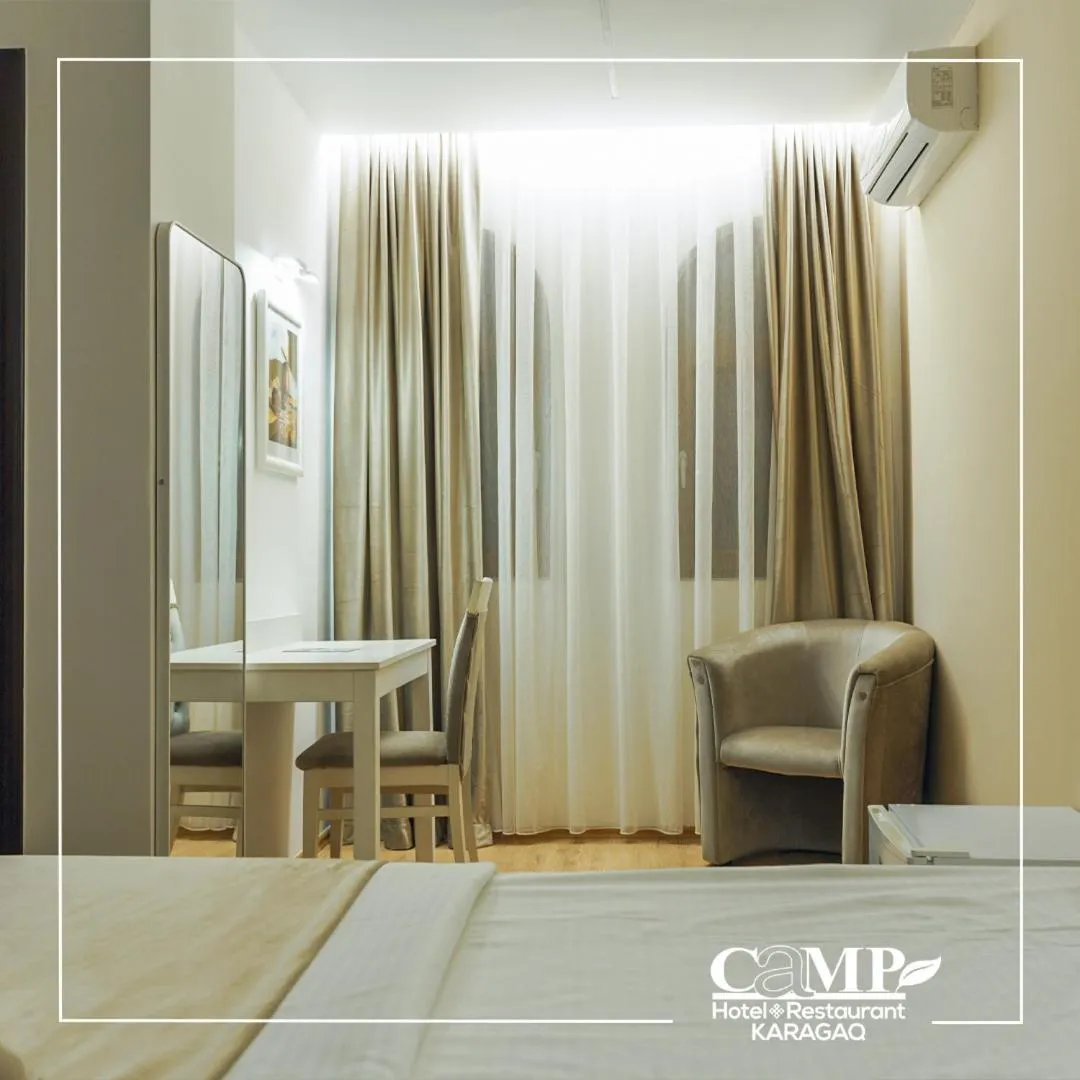 Bed in Hotel Camp Karagaq