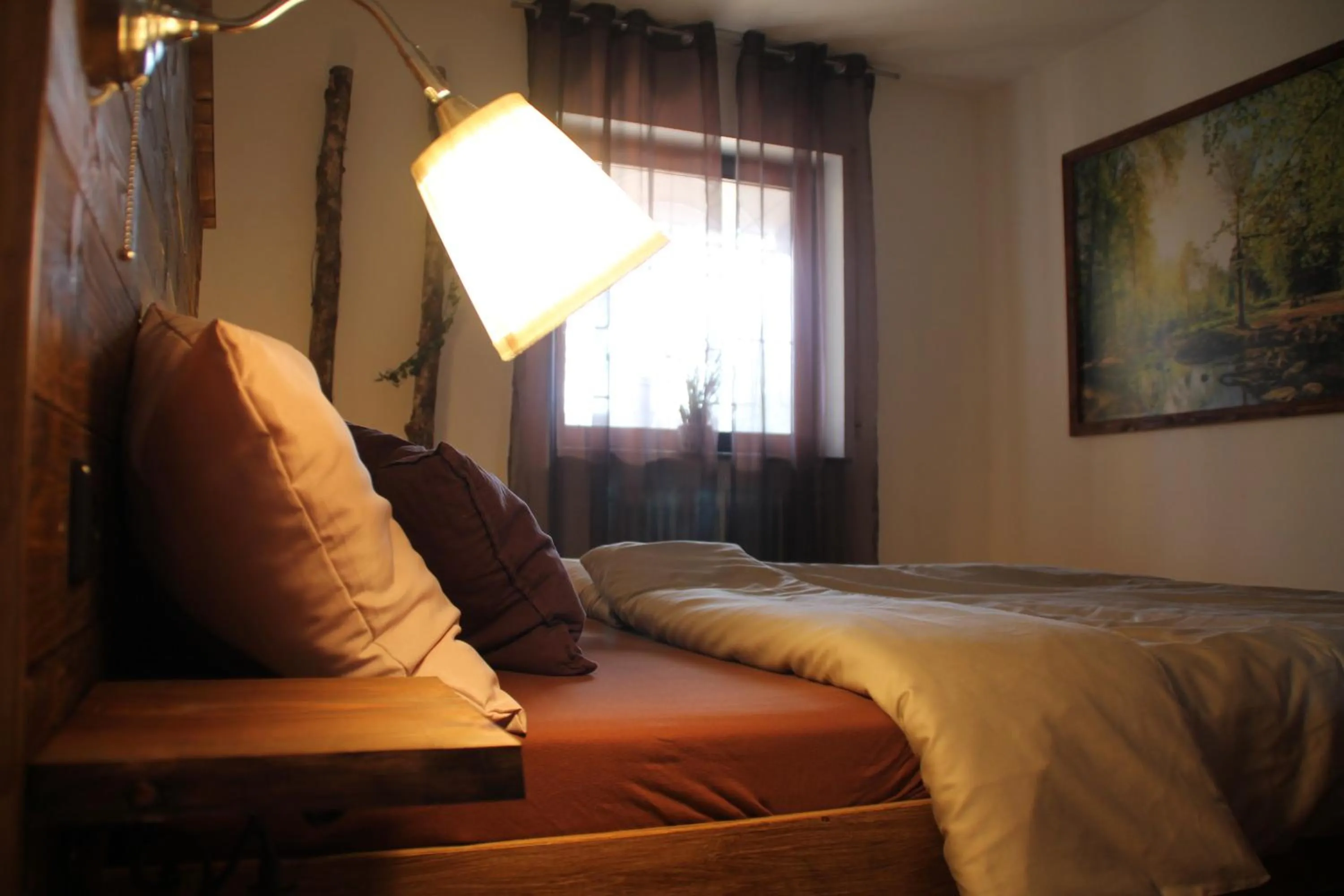 Bedroom, Bed in Ferienwohnung mit HERZ in Laufenburg