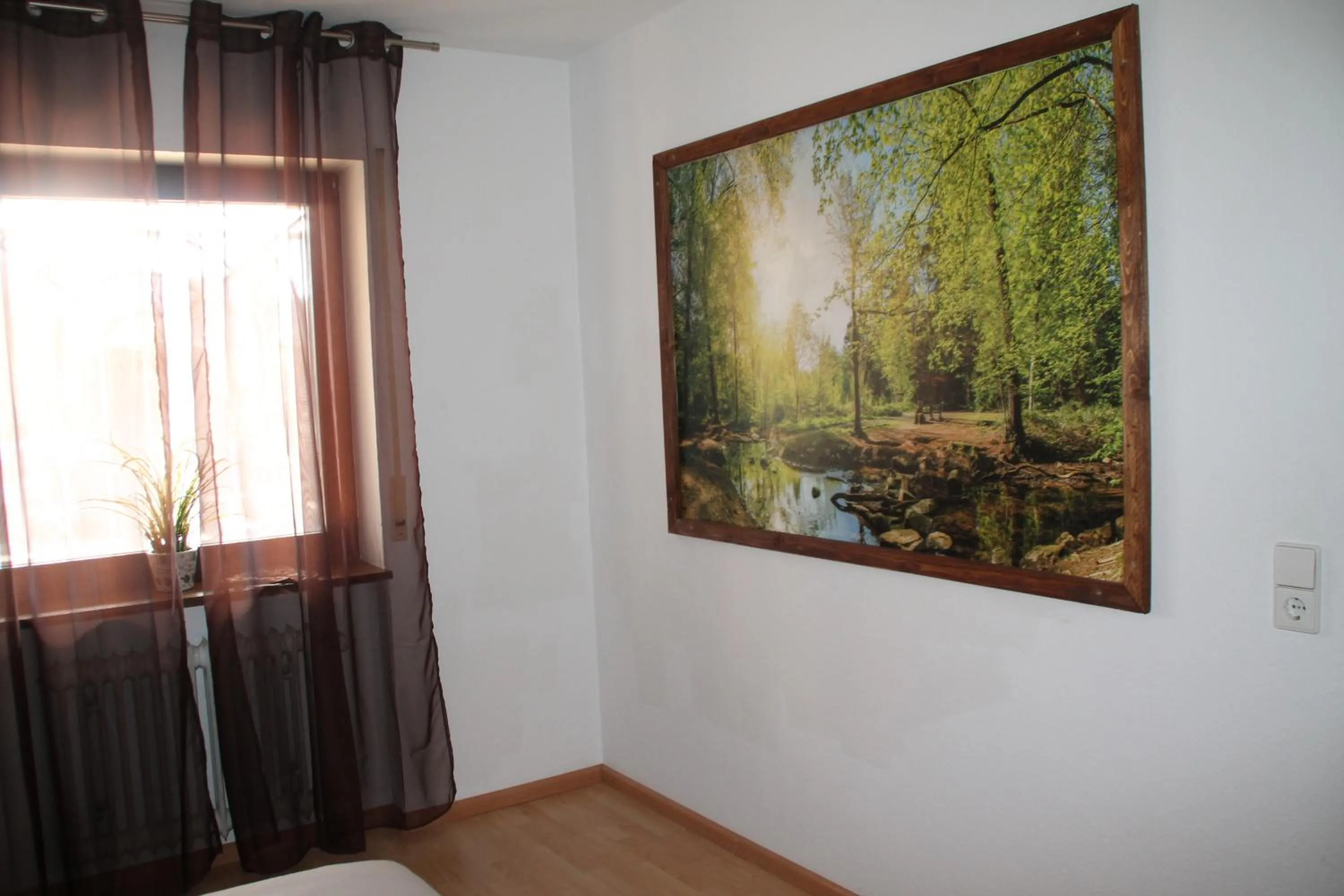 Bedroom in Ferienwohnung mit HERZ in Laufenburg