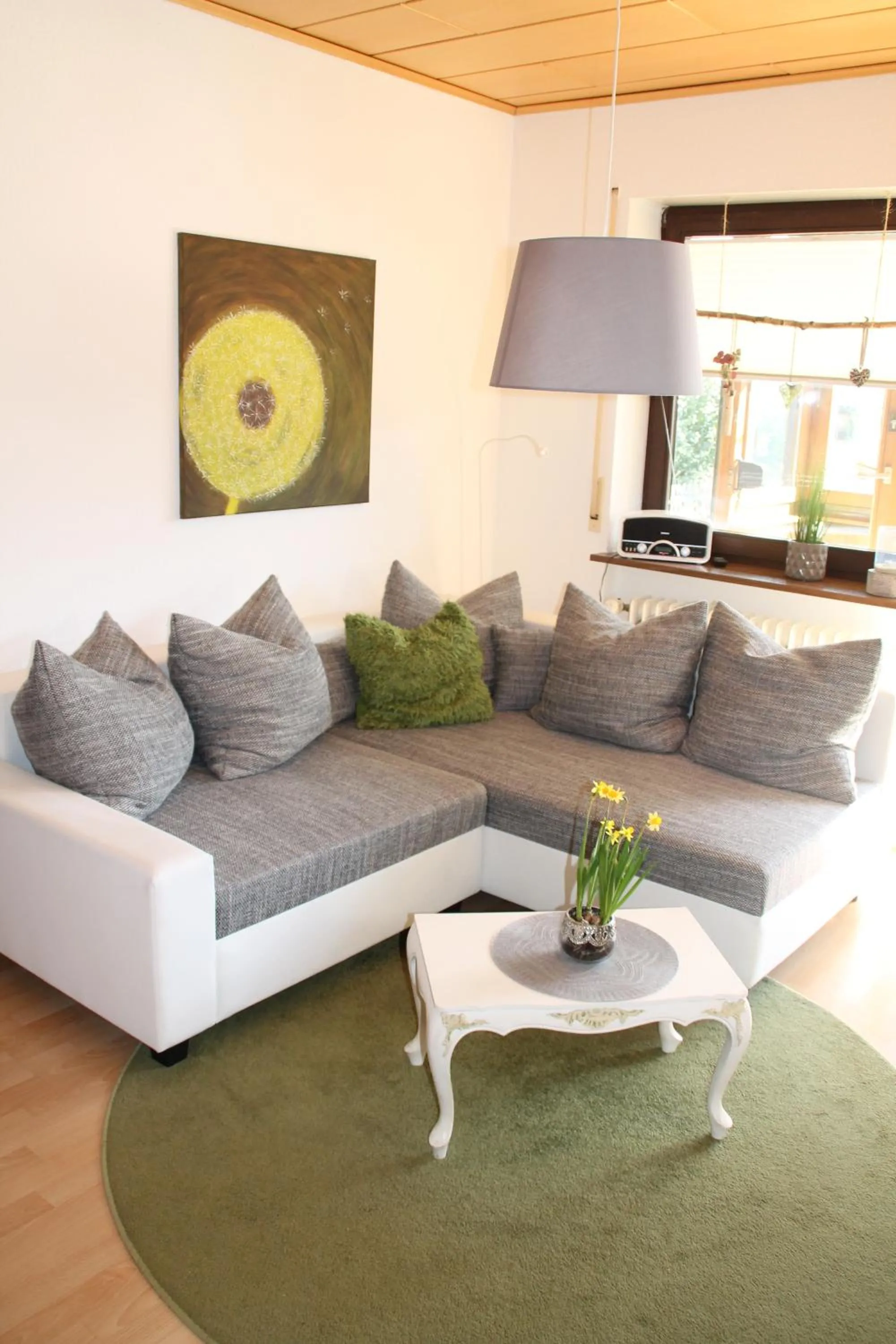 Living room in Ferienwohnung mit HERZ in Laufenburg