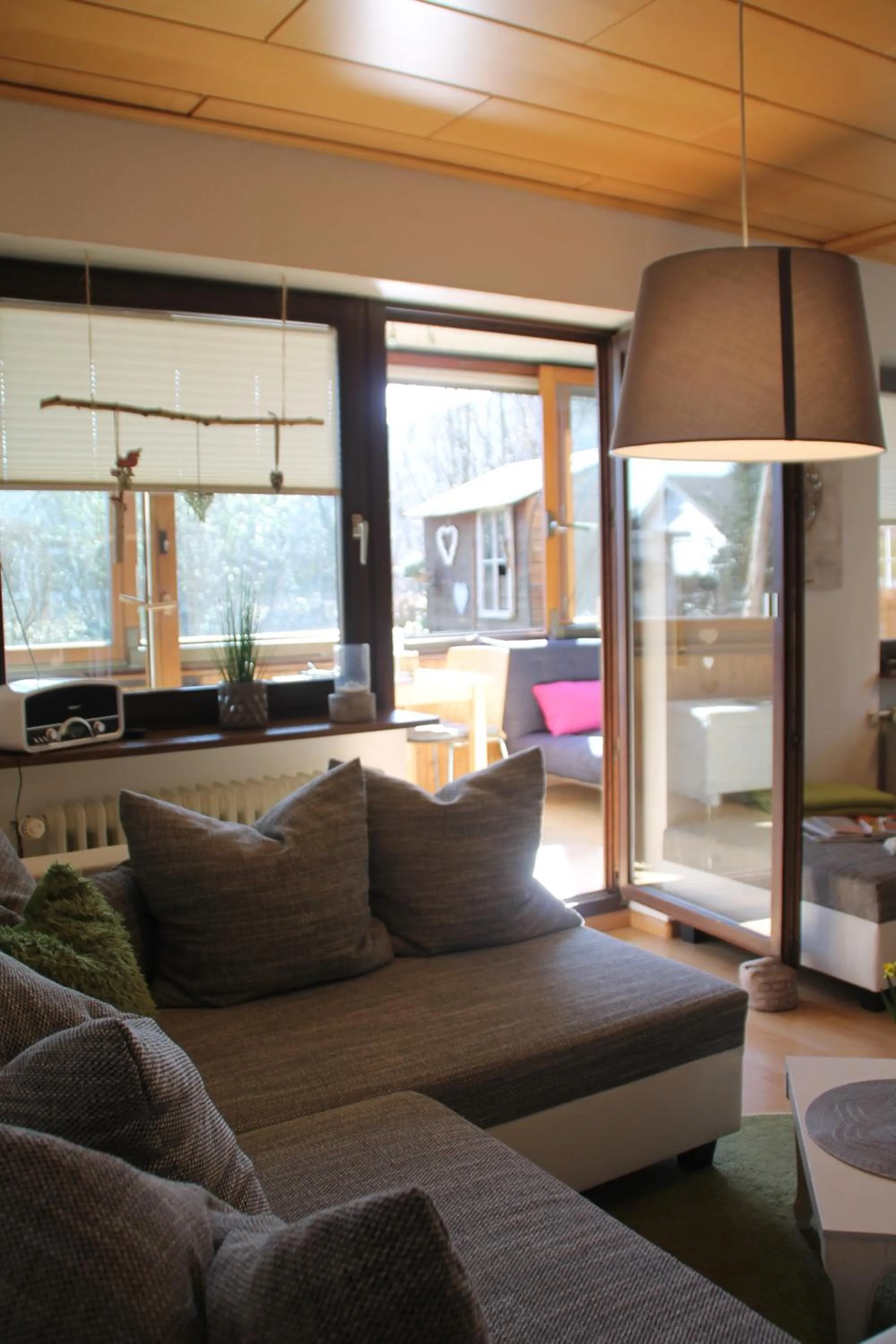 Living room in Ferienwohnung mit HERZ in Laufenburg
