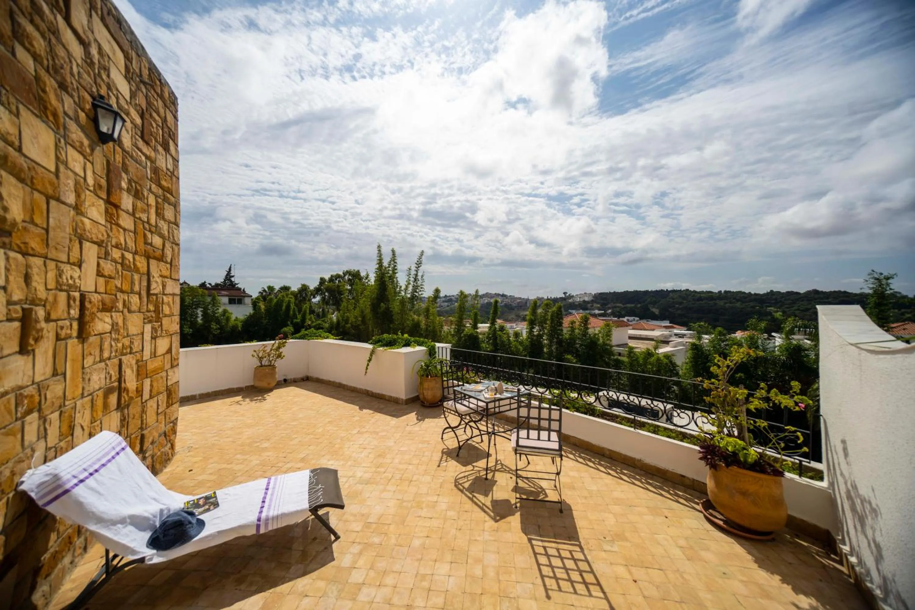 Patio in Dar Tanja Boutique Hotel