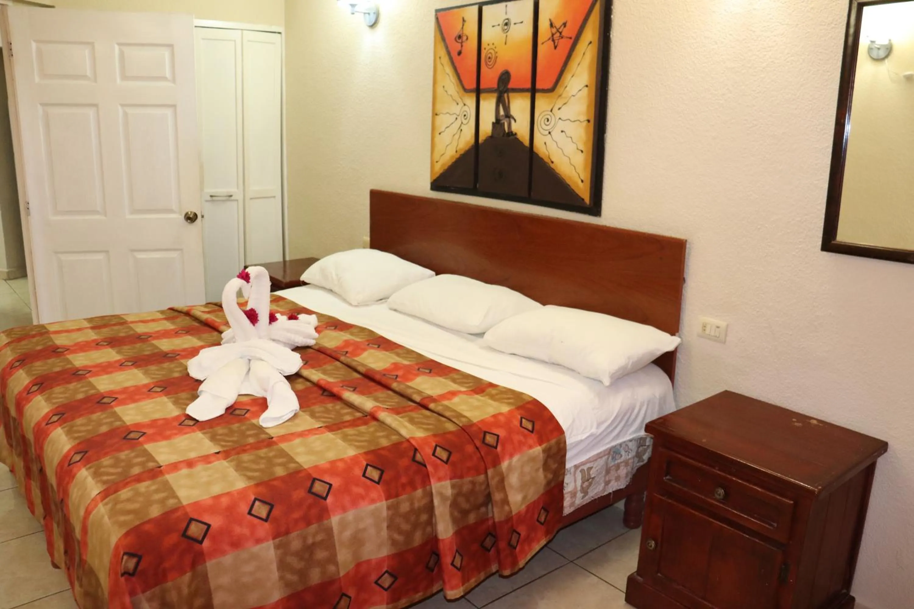 Bed in Hacienda Blue Bay