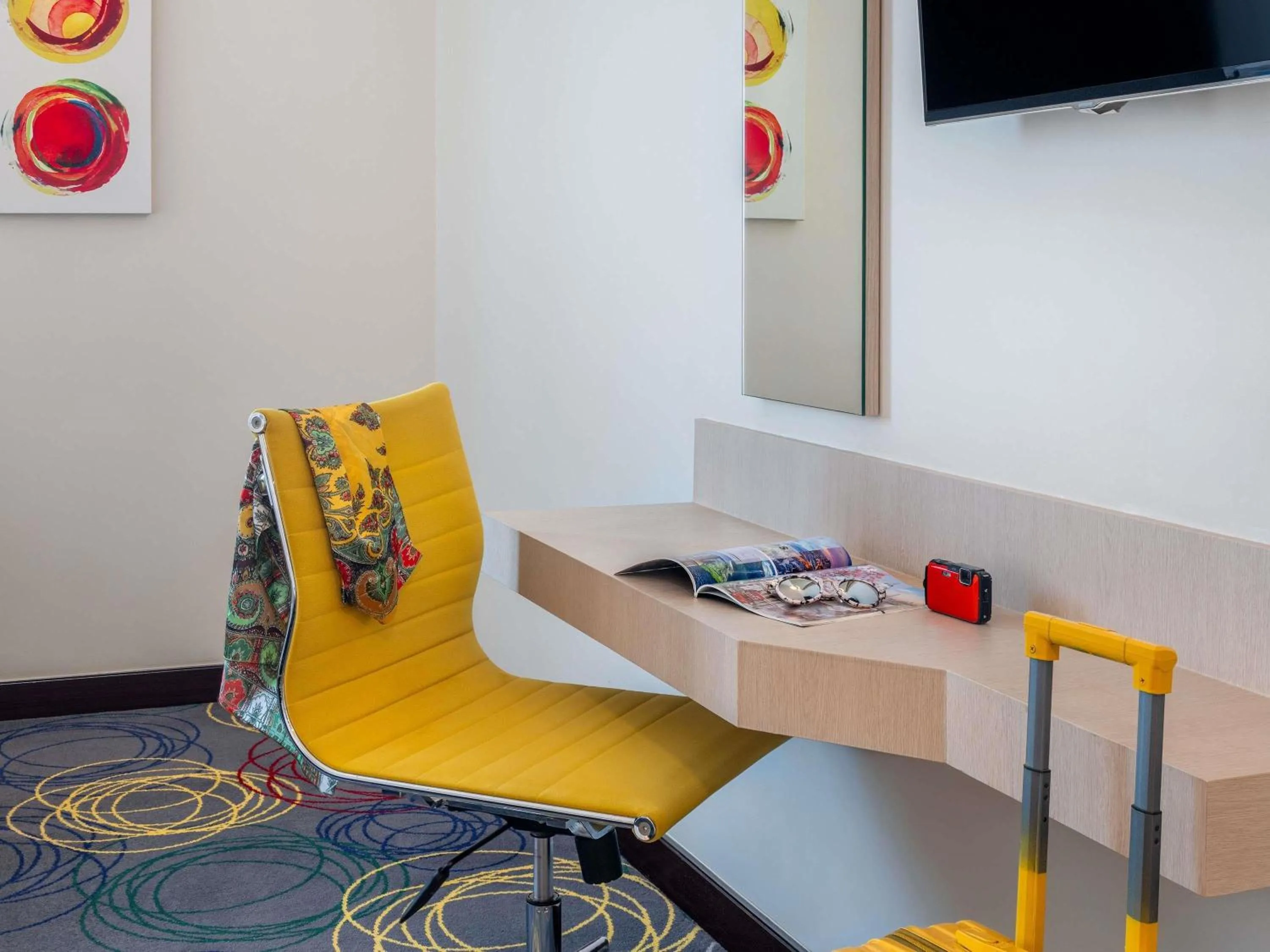 Bedroom in Ibis Styles Dragon Mart Dubai