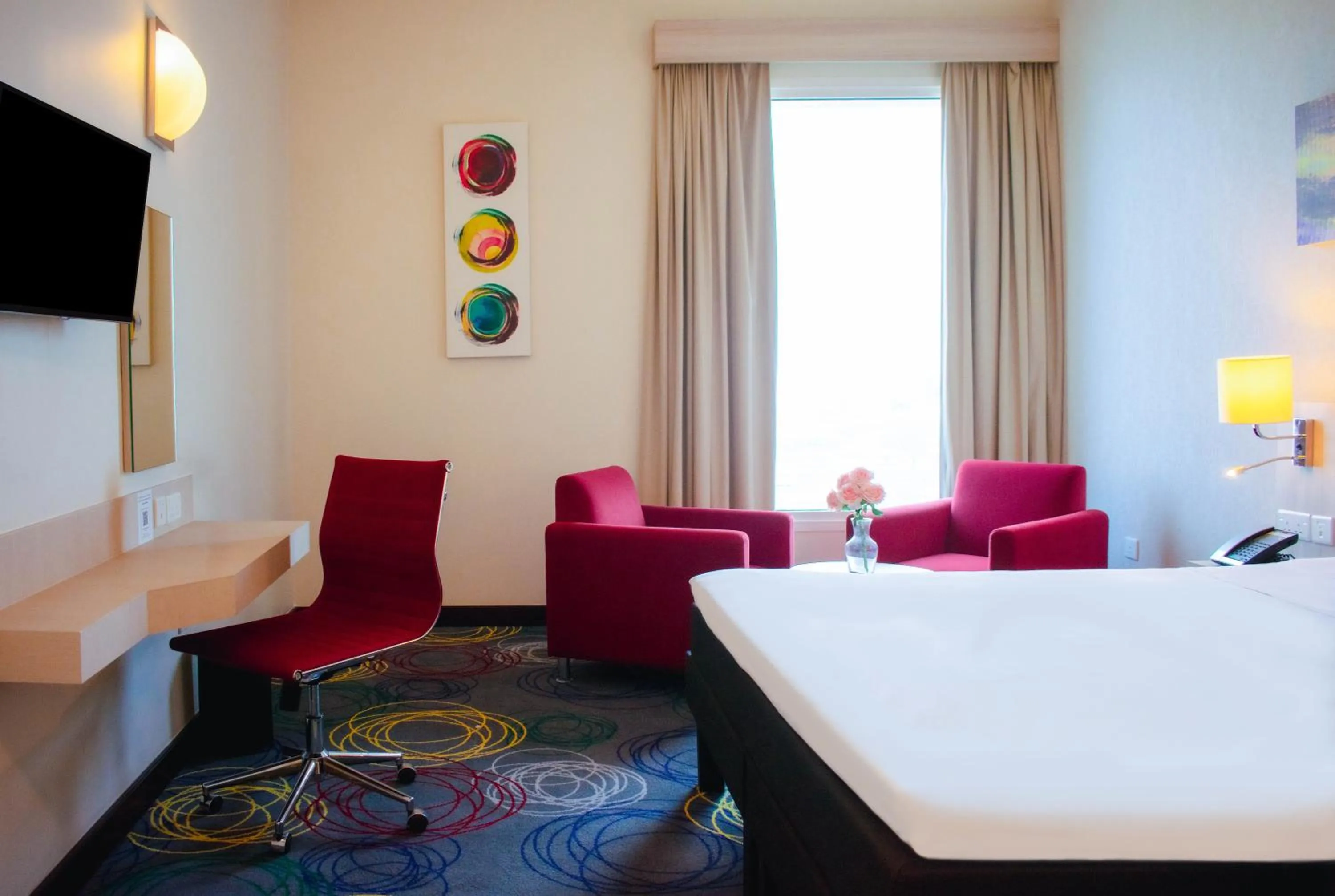 Bed in Ibis Styles Dragon Mart Dubai