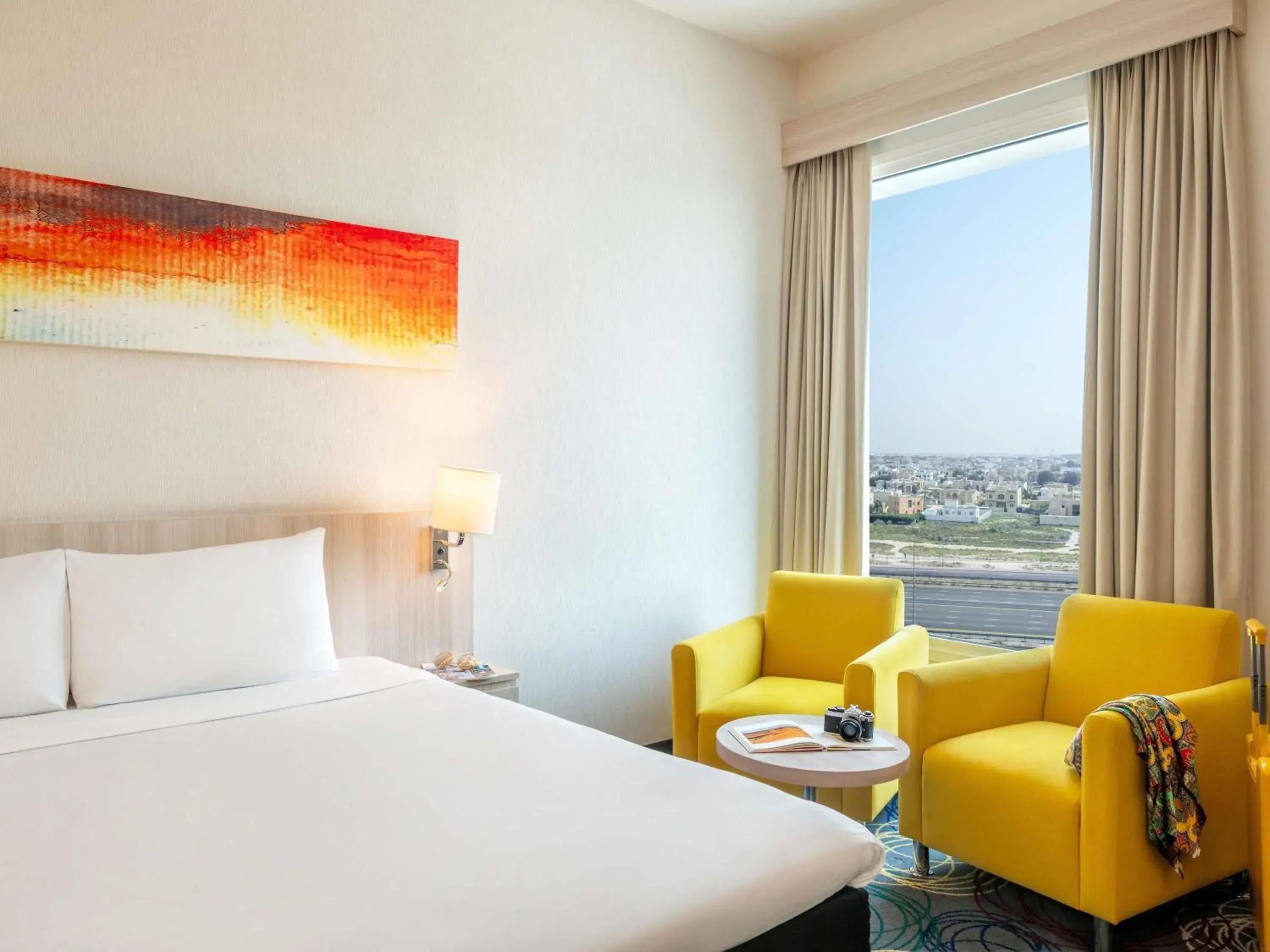 Bedroom, Bed in Ibis Styles Dragon Mart Dubai Bedroom, Bed in Ibis Styles Dragon Mart Dubai