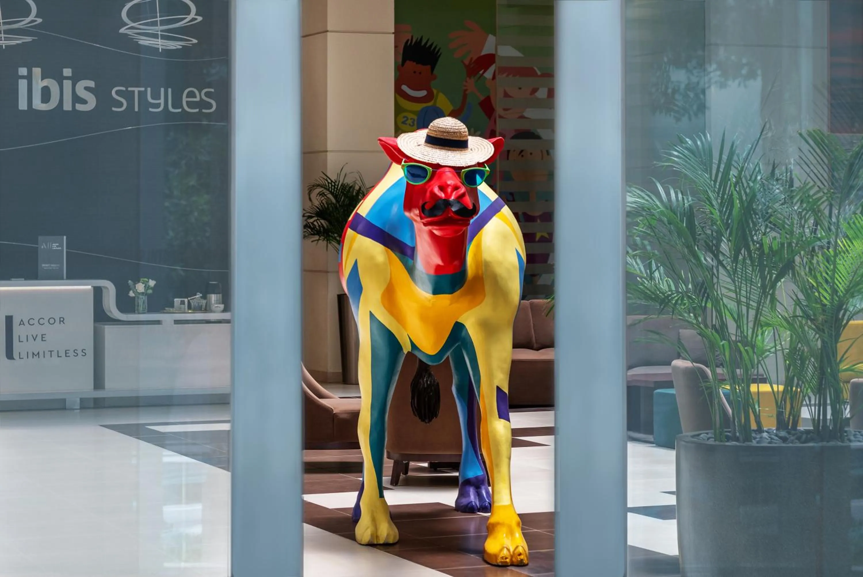 Lobby or reception in Ibis Styles Dragon Mart Dubai