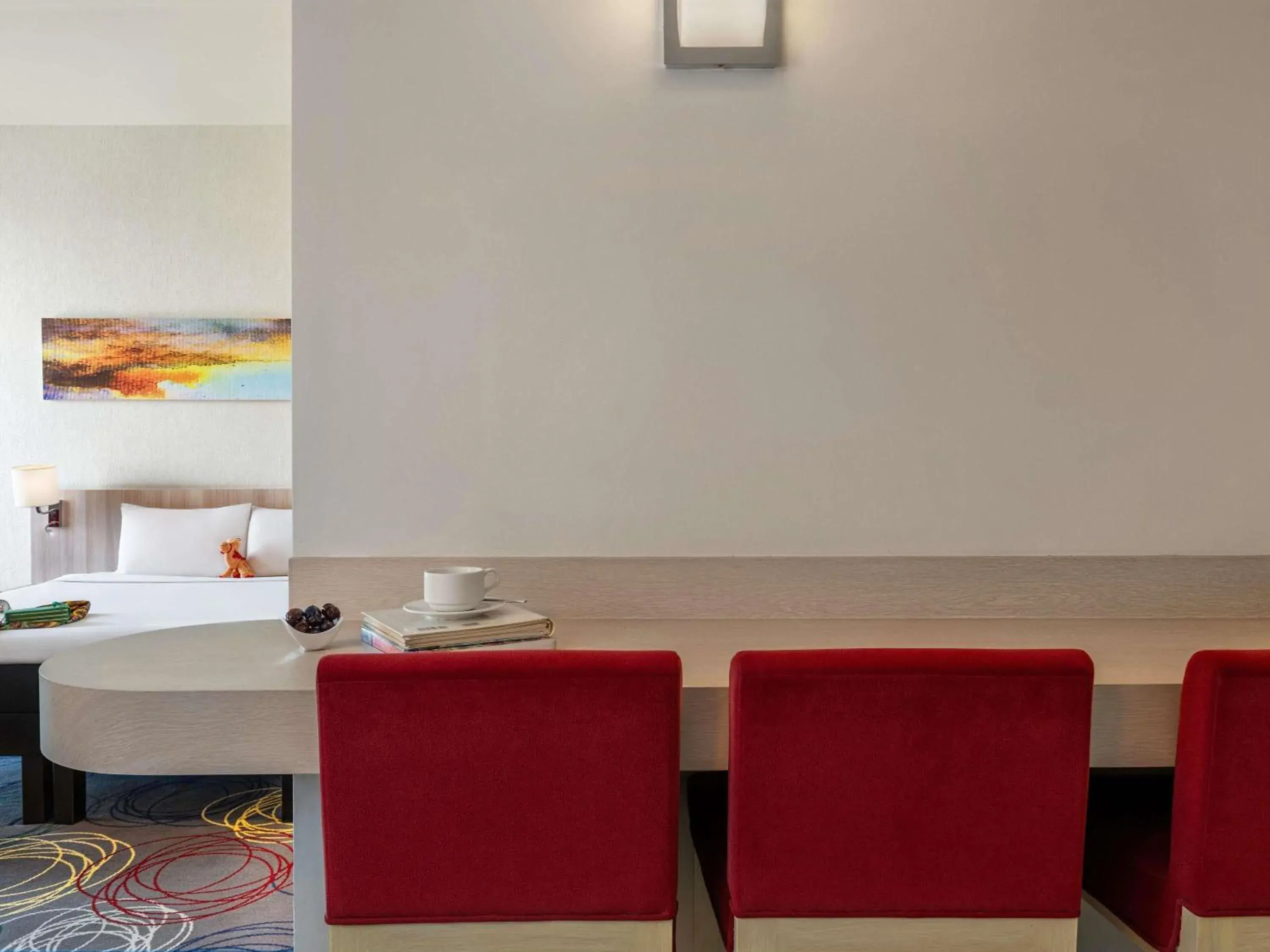 Bedroom, Bed in Ibis Styles Dragon Mart Dubai Bedroom, Bed in Ibis Styles Dragon Mart Dubai