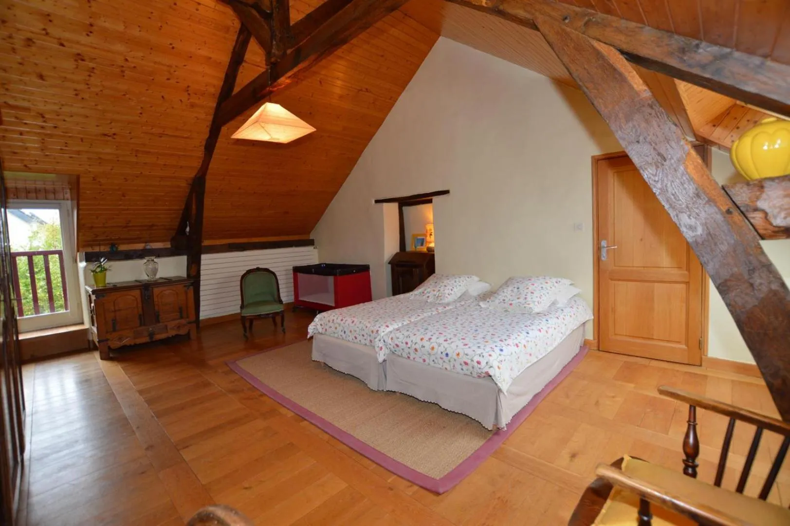 Photo of the whole room, Bed in Maison d'hôtes de l'Huardière