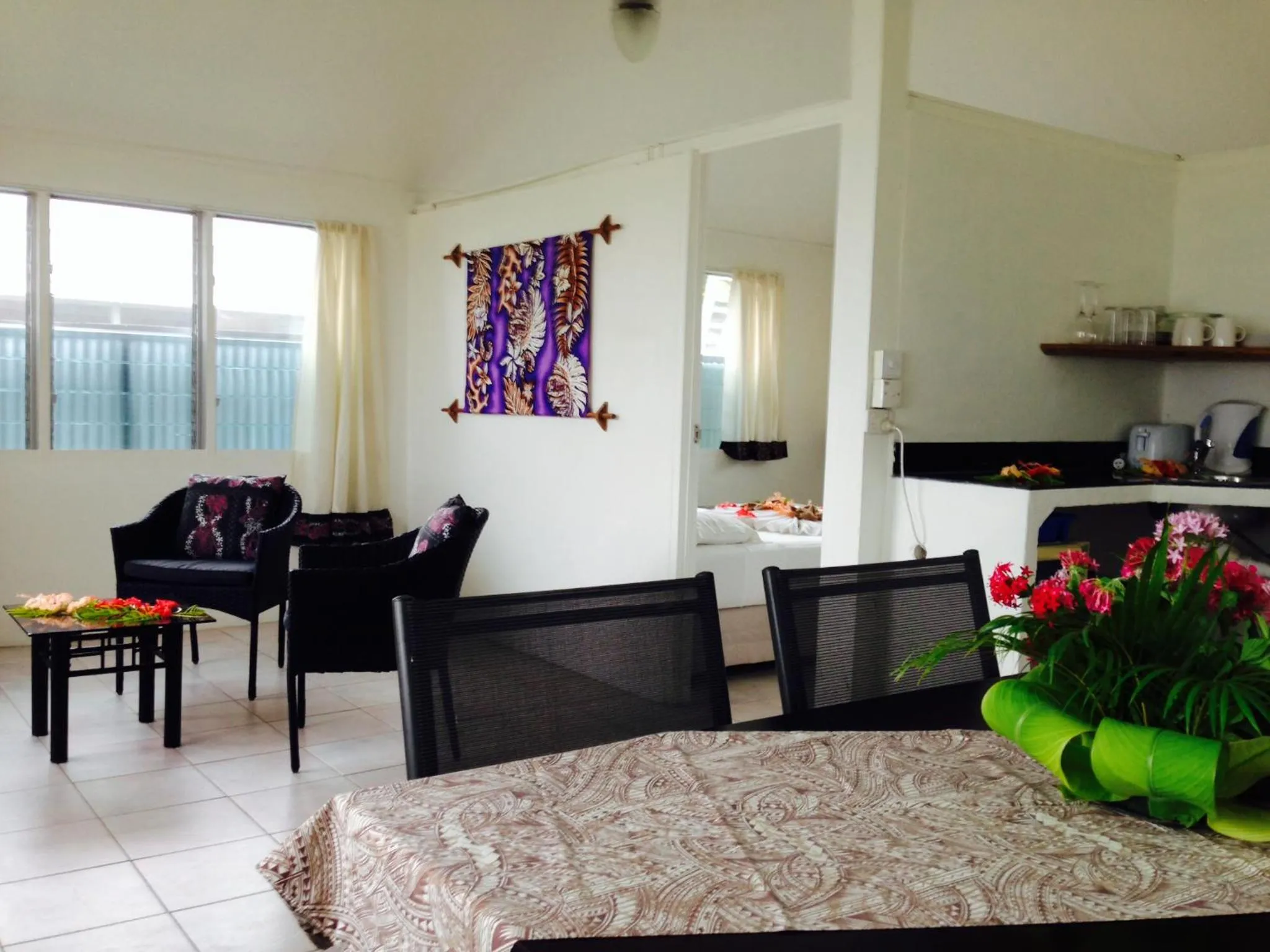Living room in Savaii Lagoon Resort