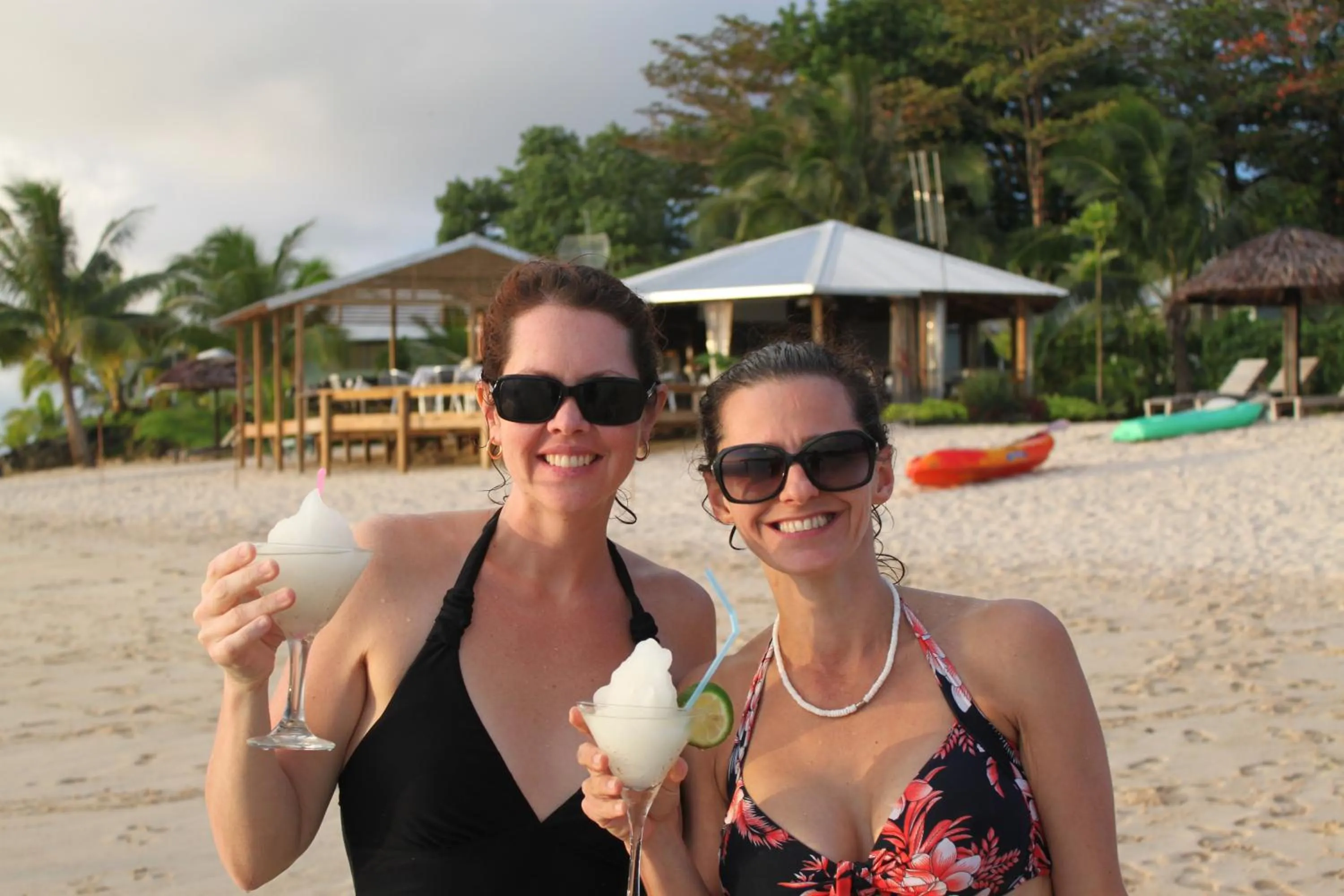 group of guests in Savaii Lagoon Resort