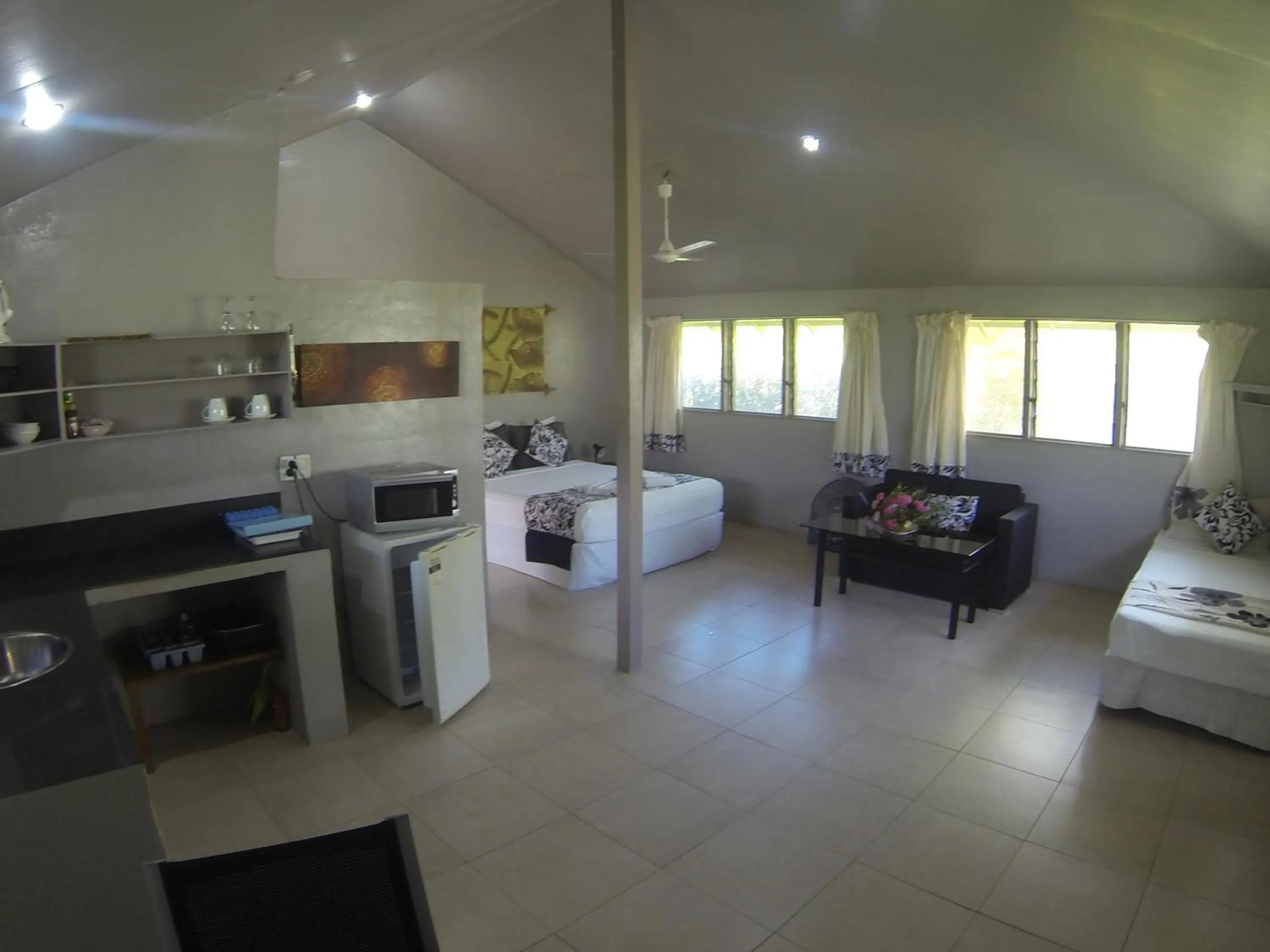 Bed in Savaii Lagoon Resort