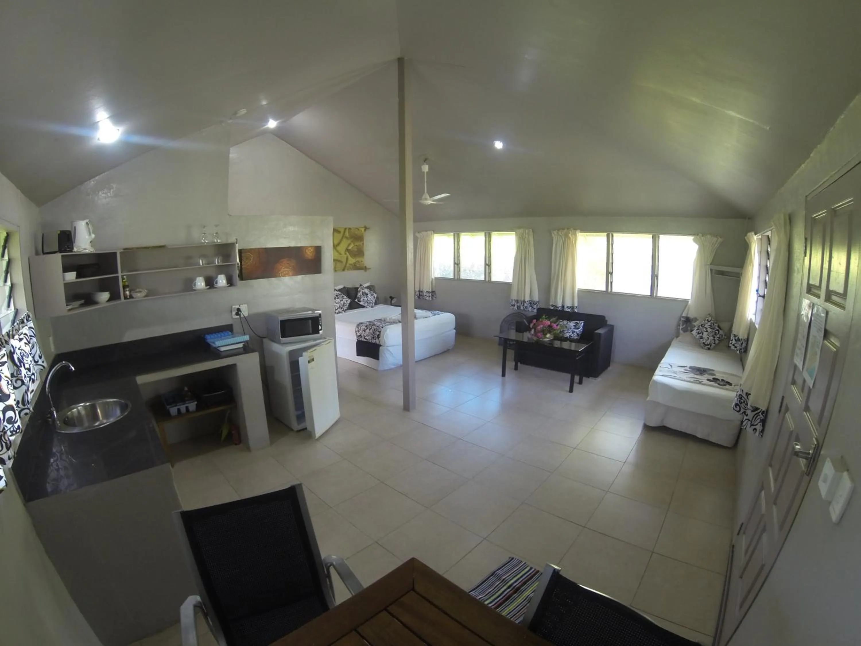 Bed in Savaii Lagoon Resort