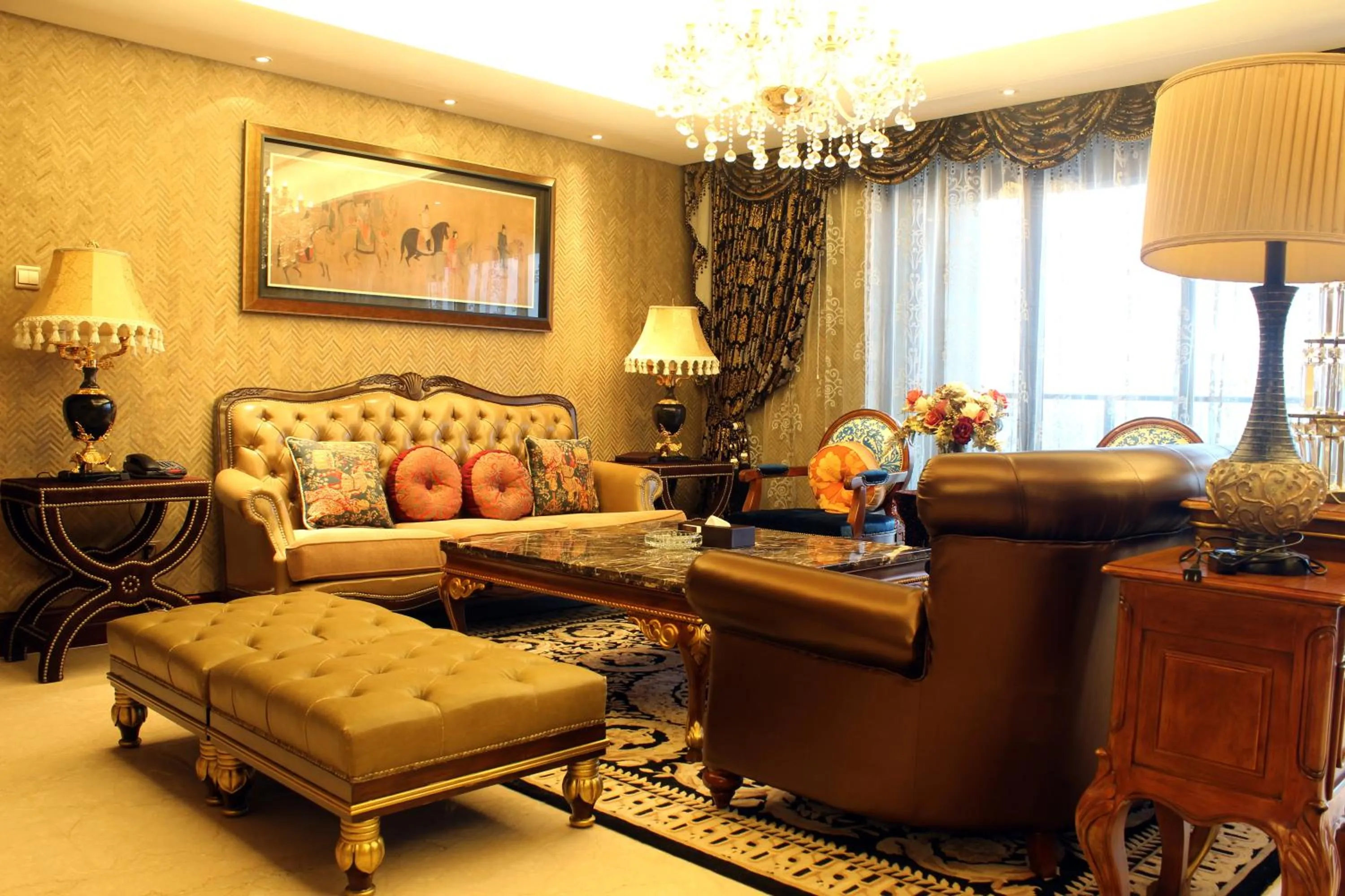 Living room in Ramada Plaza By Wyndham Fuzhou South