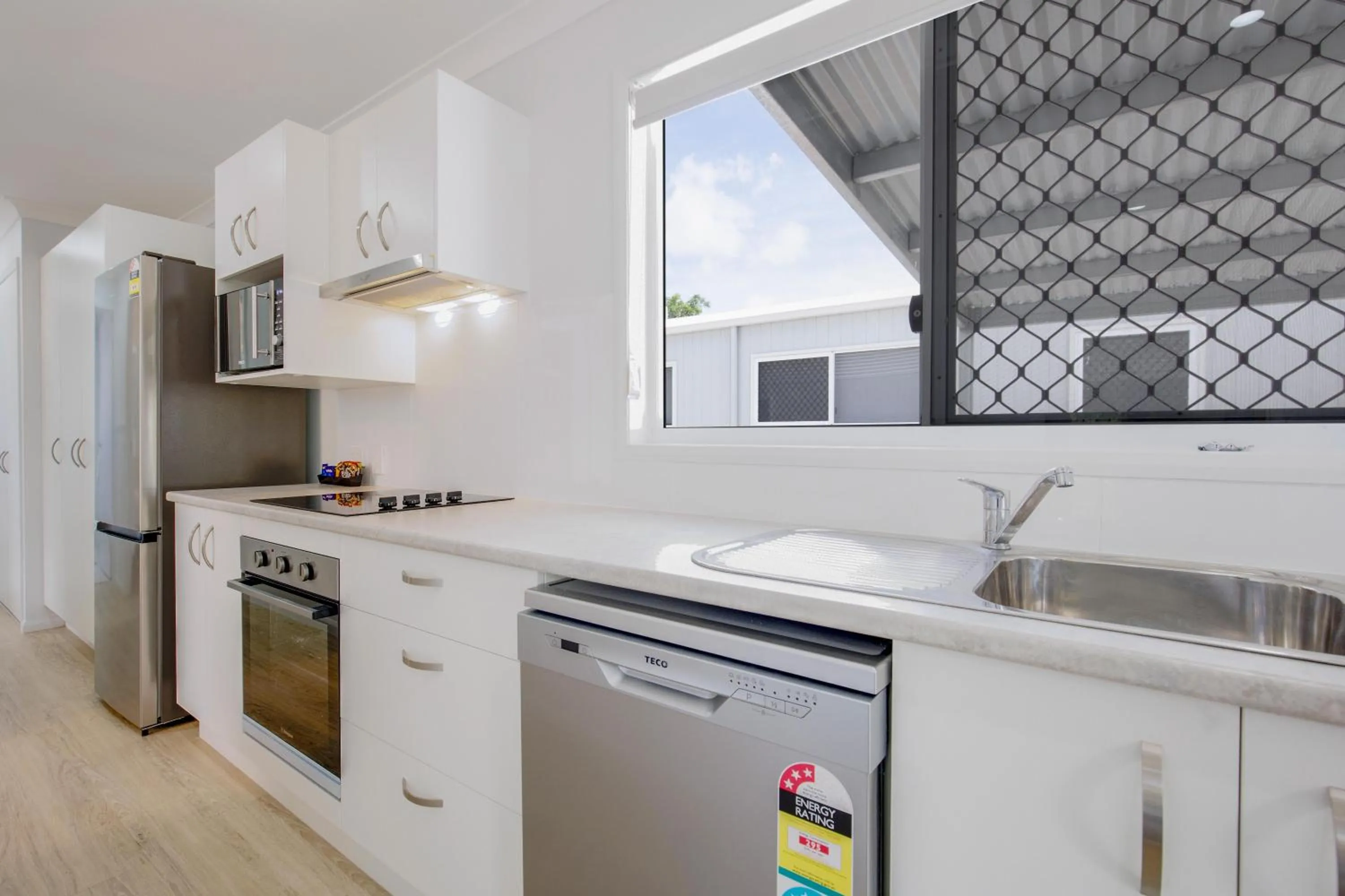 kitchen in Ingenia Holidays Townsville