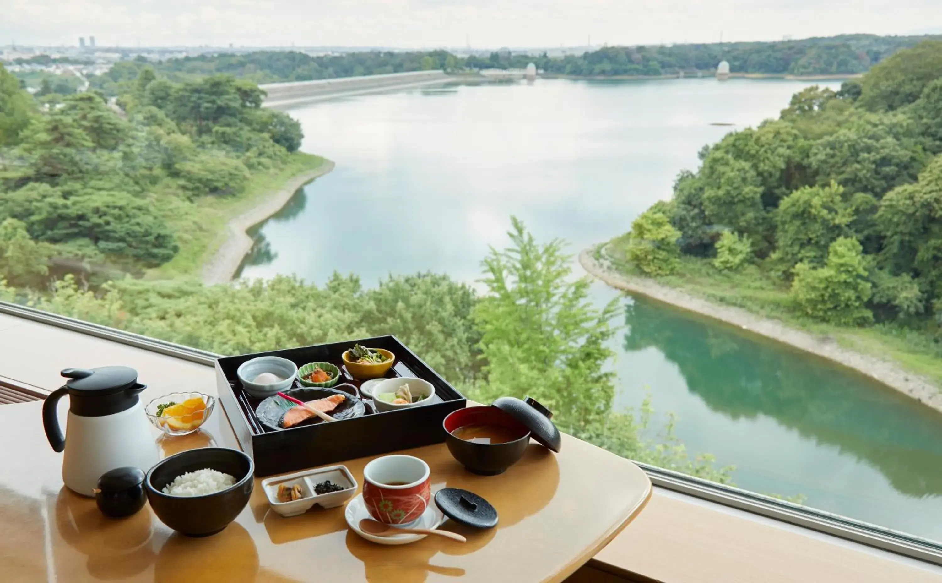 Asian breakfast in Kikusuitei Asian breakfast in Kikusuitei