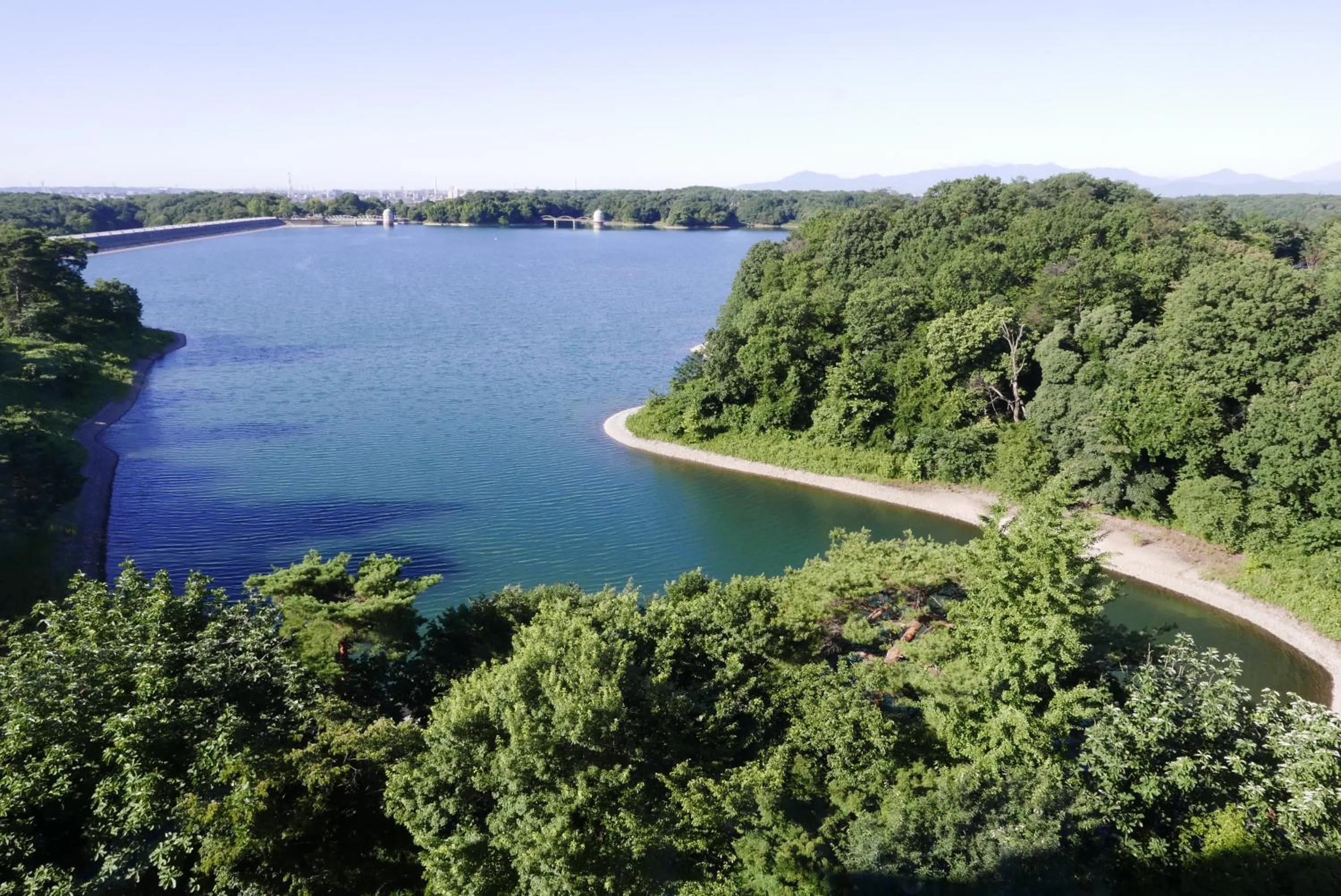 Lake view in Kikusuitei