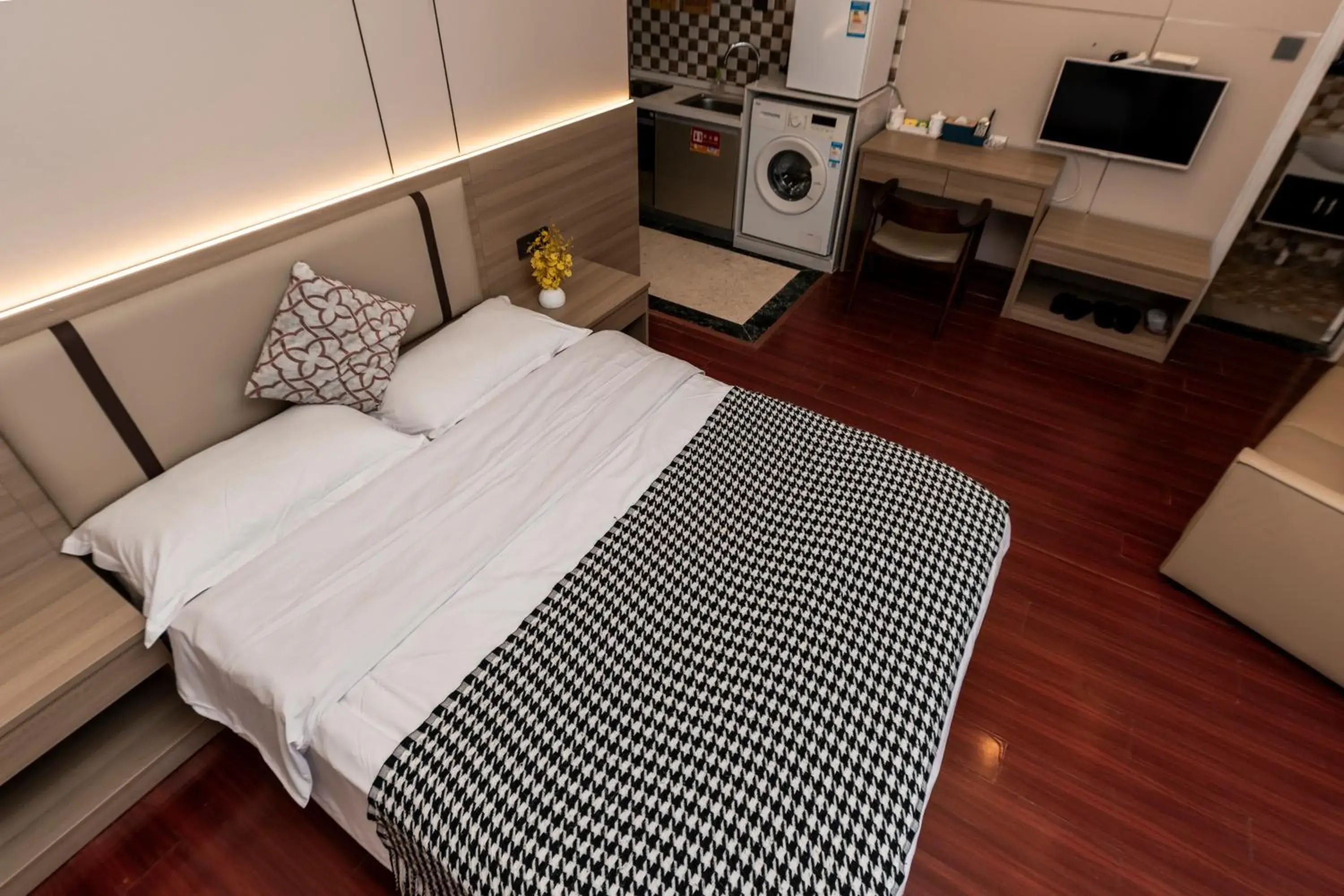 Bed in Guangzhou Xingke Apartment Bed in Guangzhou Xingke Apartment