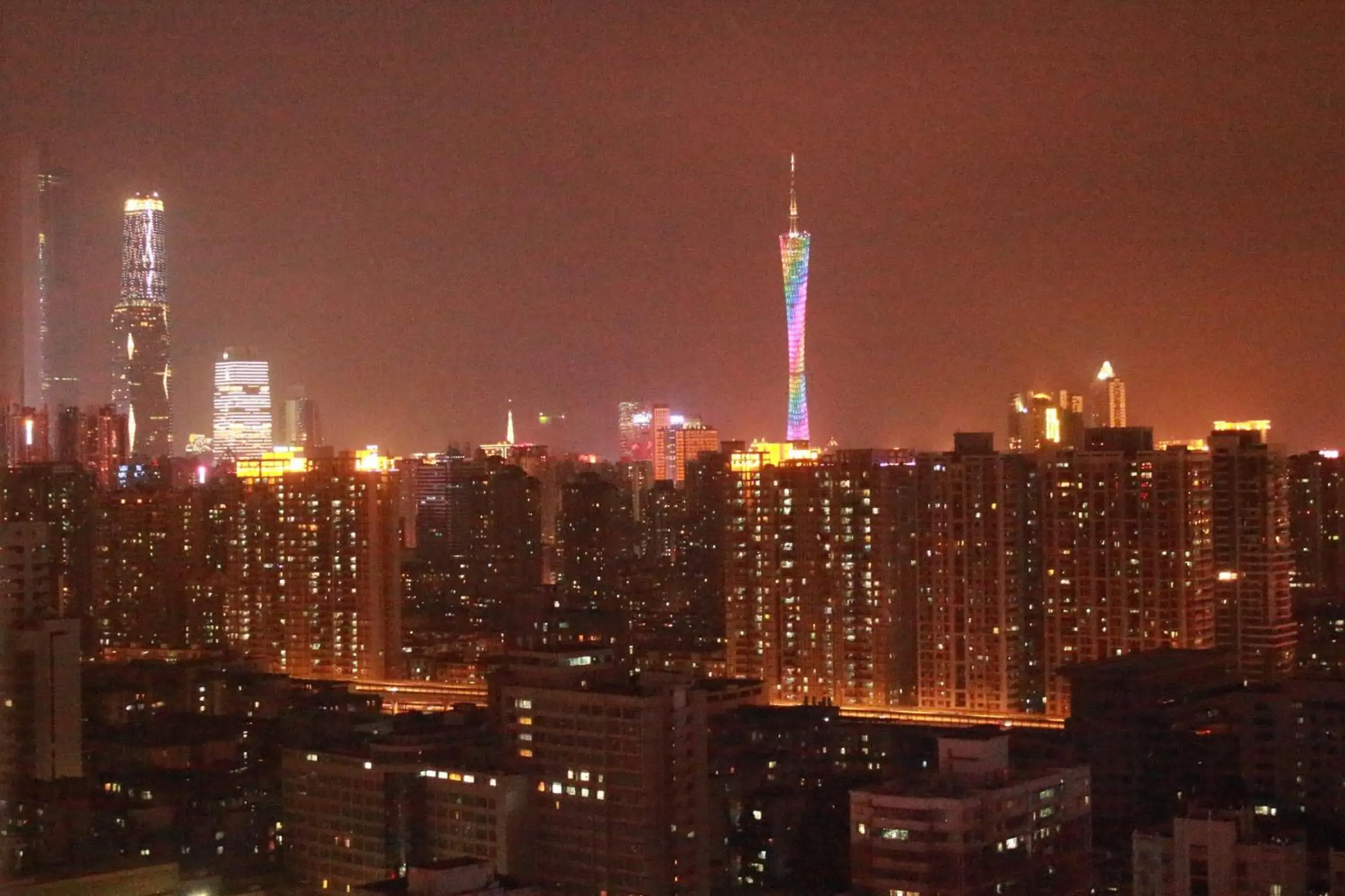 City view in Guangzhou Xingke Apartment City view in Guangzhou Xingke Apartment