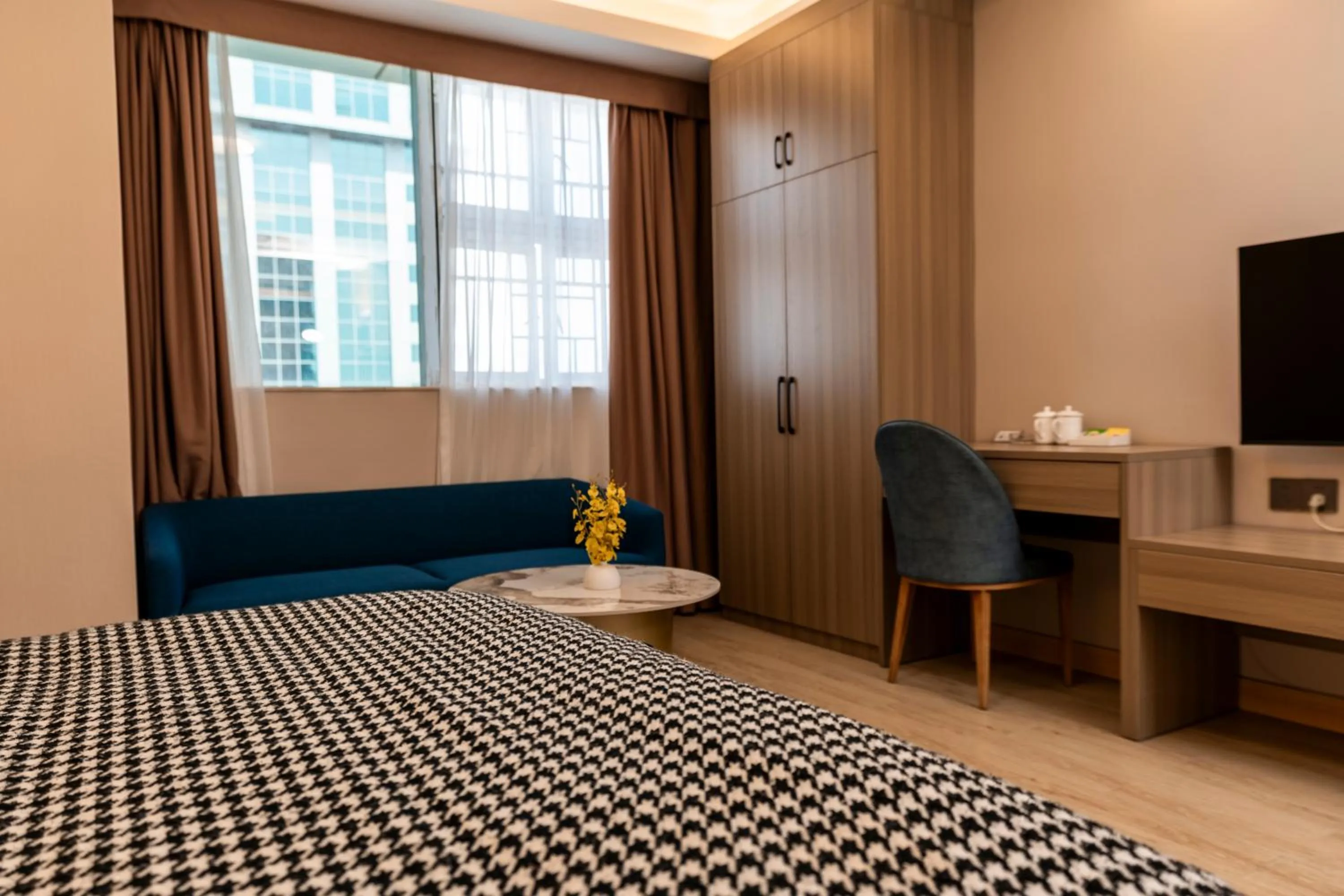 Bed in Guangzhou Xingke Apartment