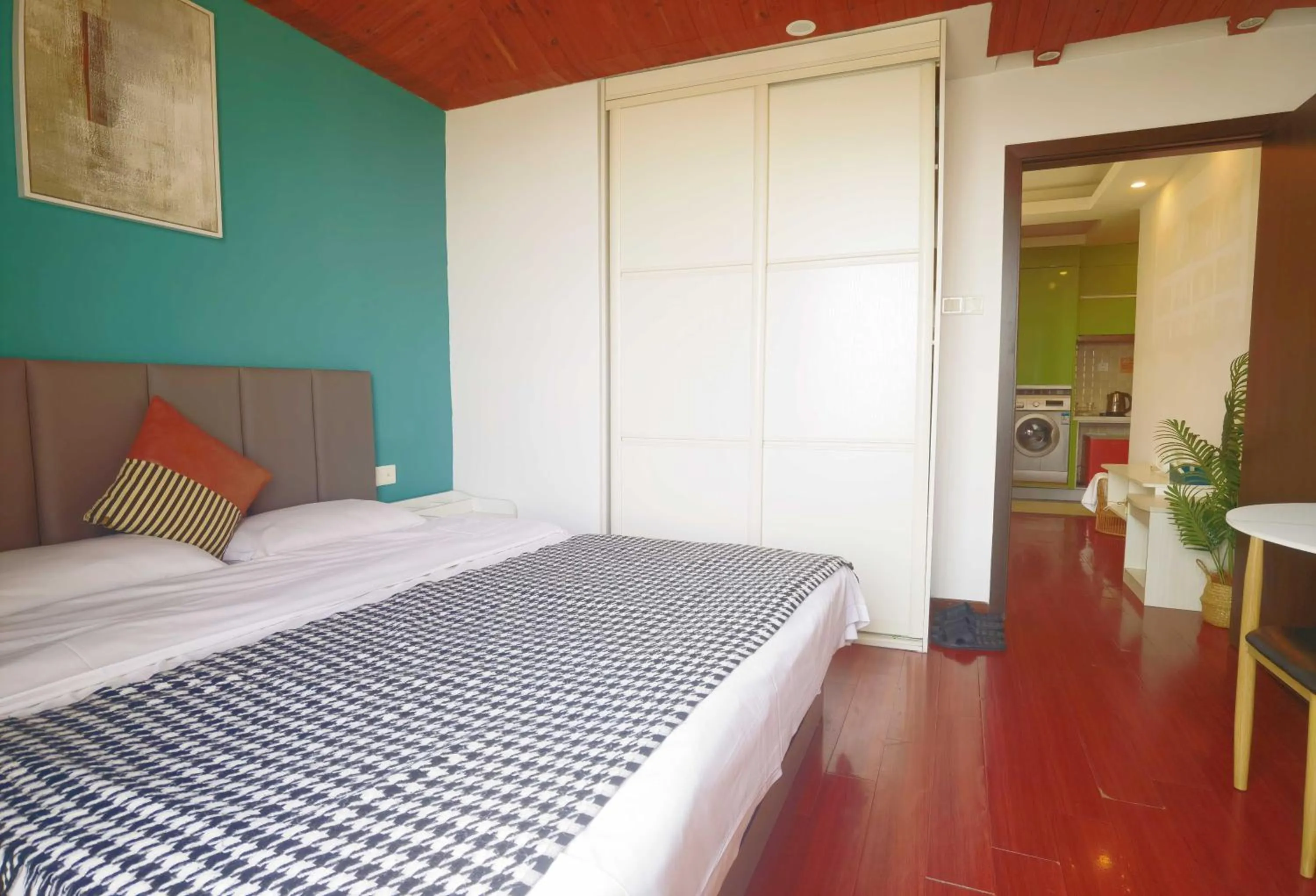 Bed in Guangzhou Xingke Apartment