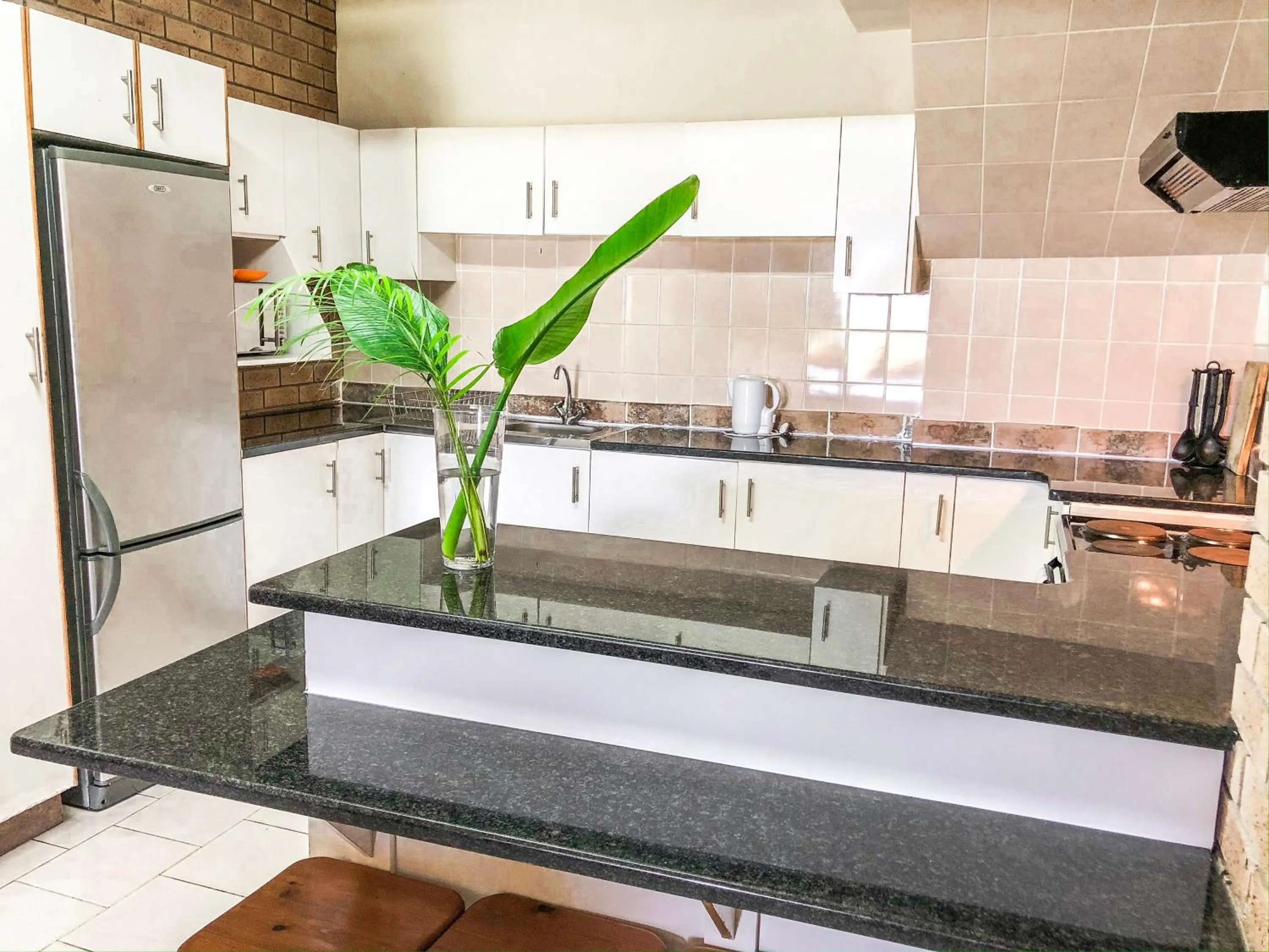 Kitchen or kitchenette in Ingwenya Lodge