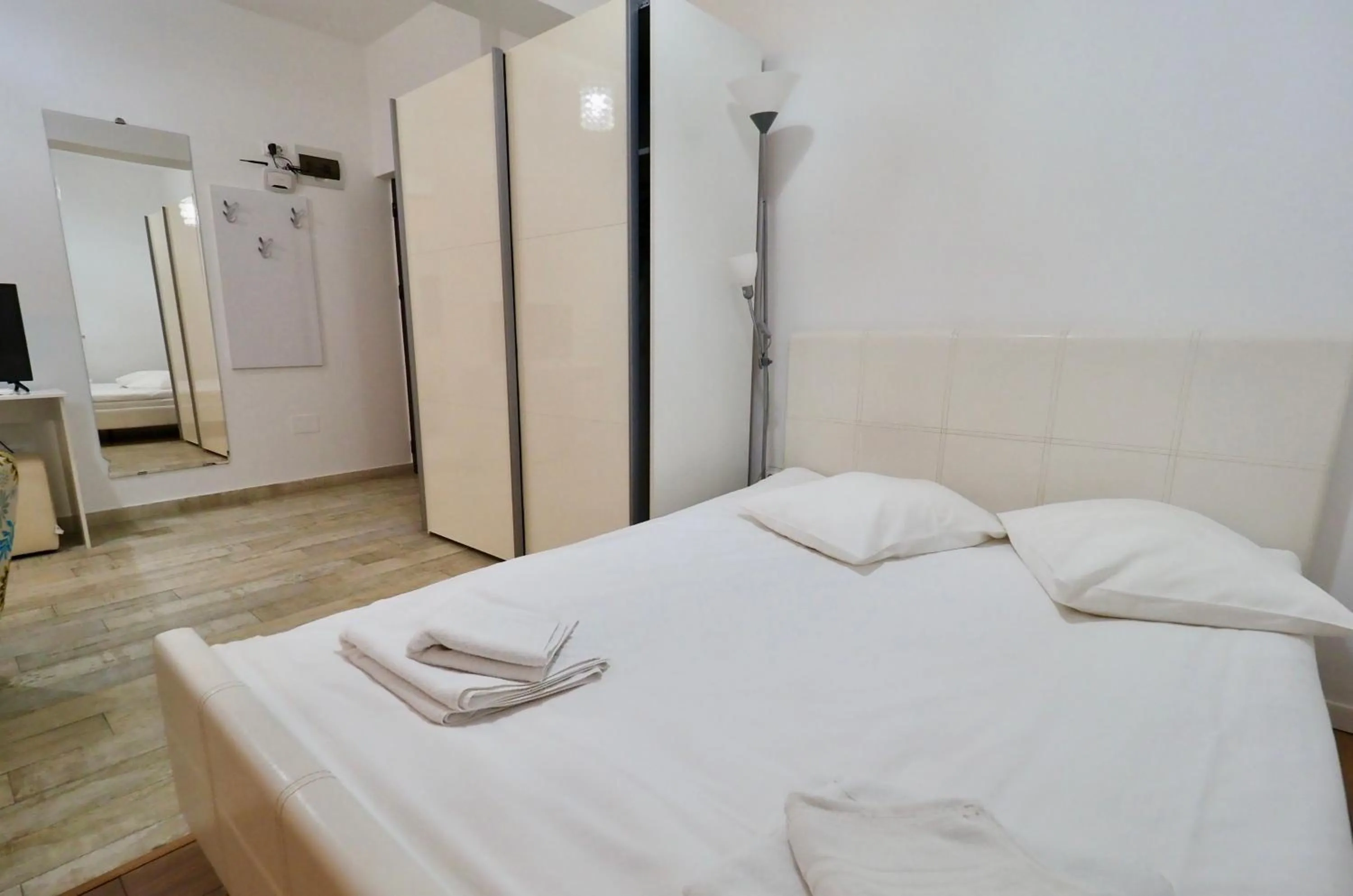 Bed in Iassium Residence Iasi