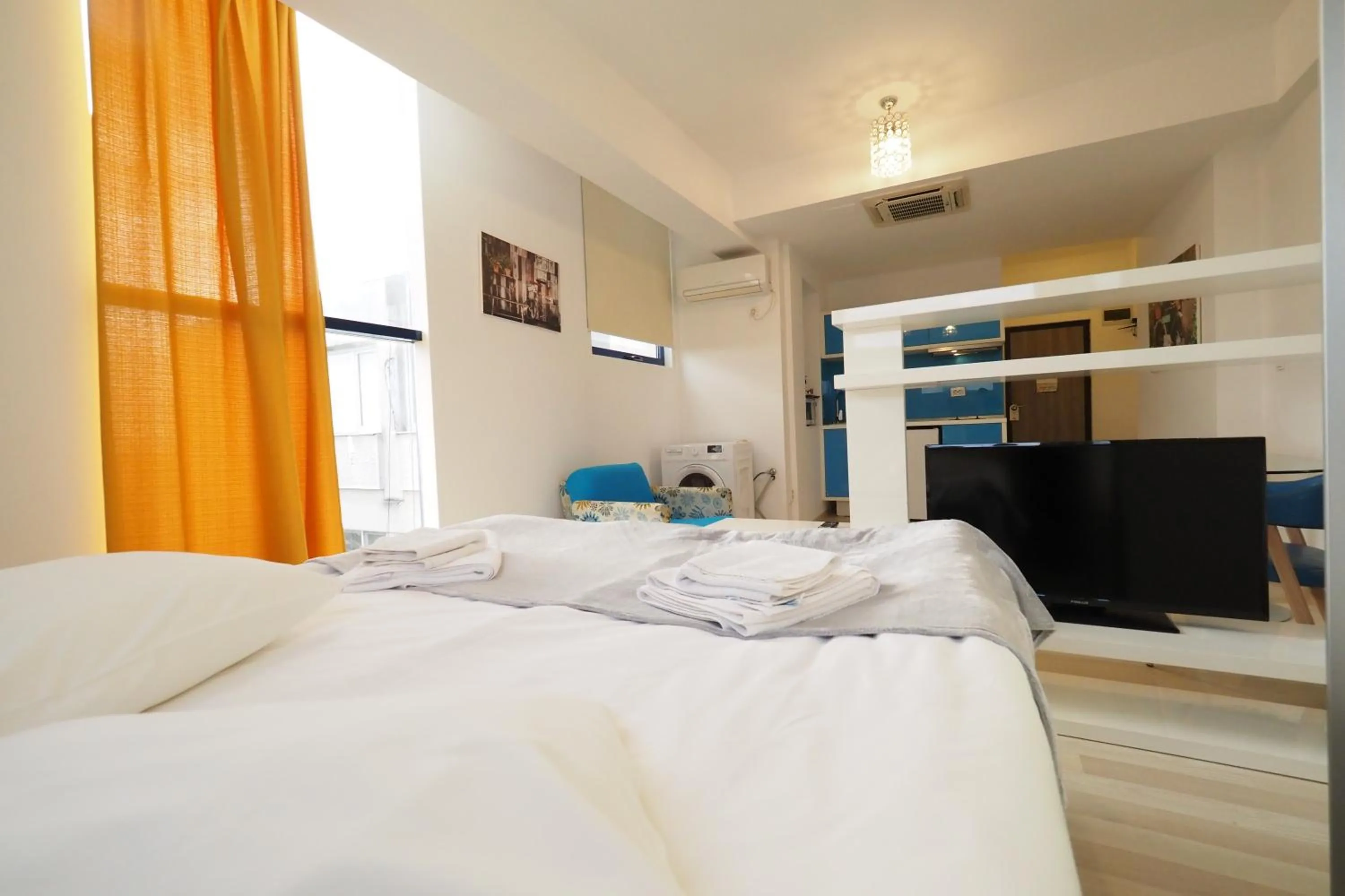 Bed in Iassium Residence Iasi