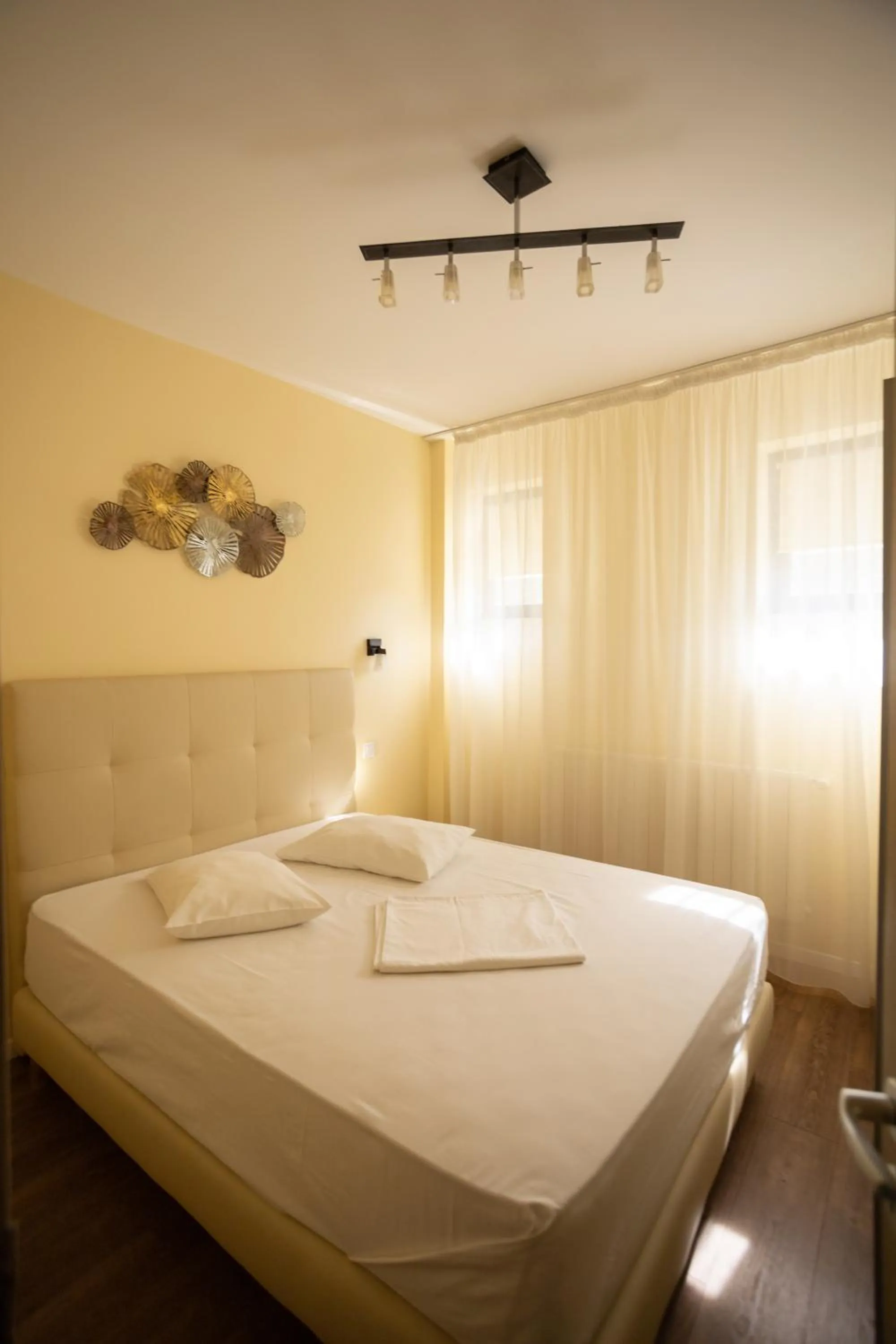 Bed in Iassium Residence Iasi