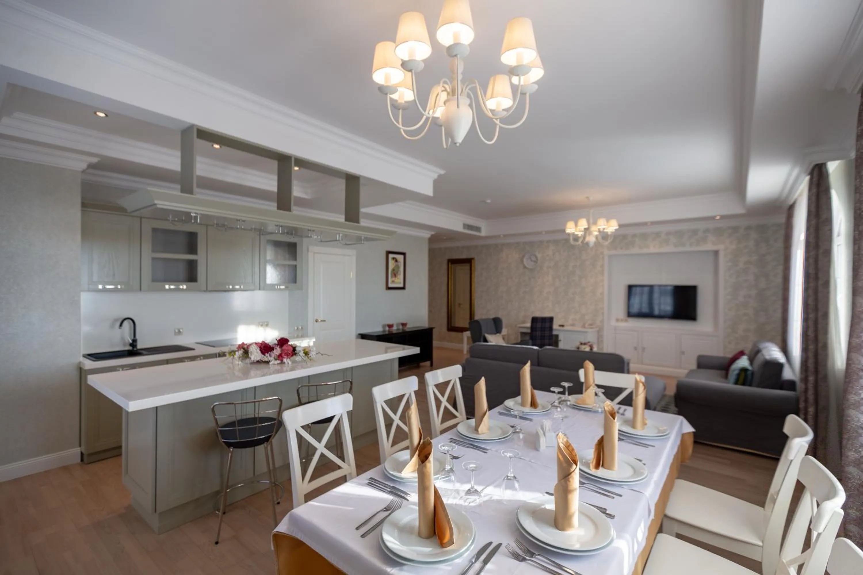 Living room in Hotel Monaco