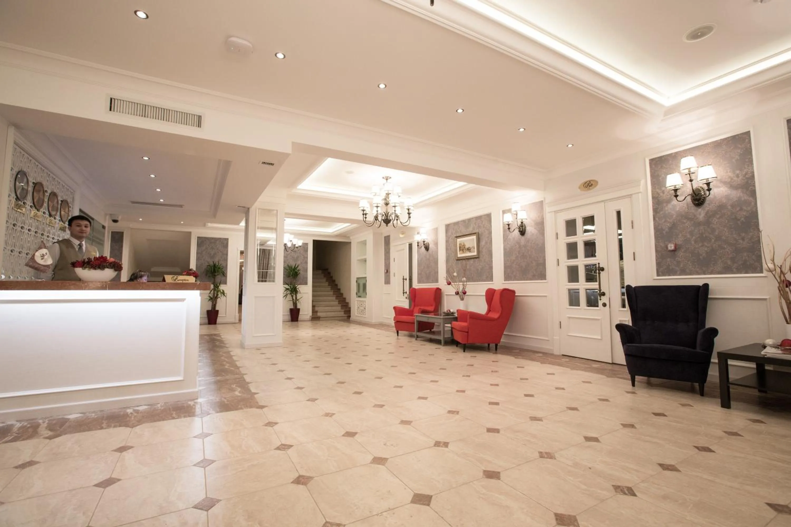 Lobby or reception in Hotel Monaco