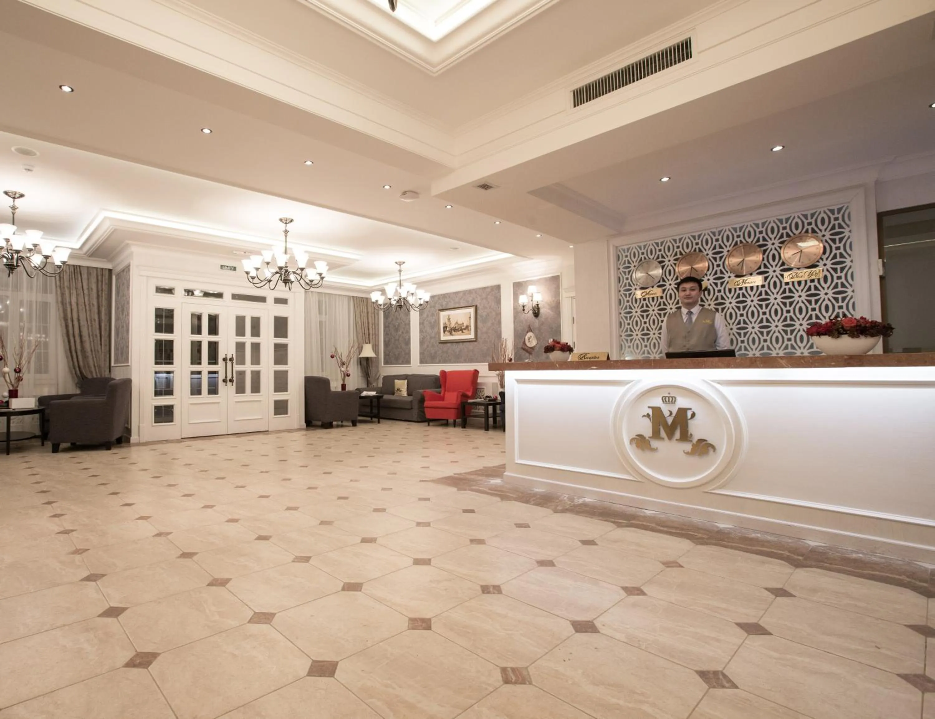 Lobby or reception in Hotel Monaco