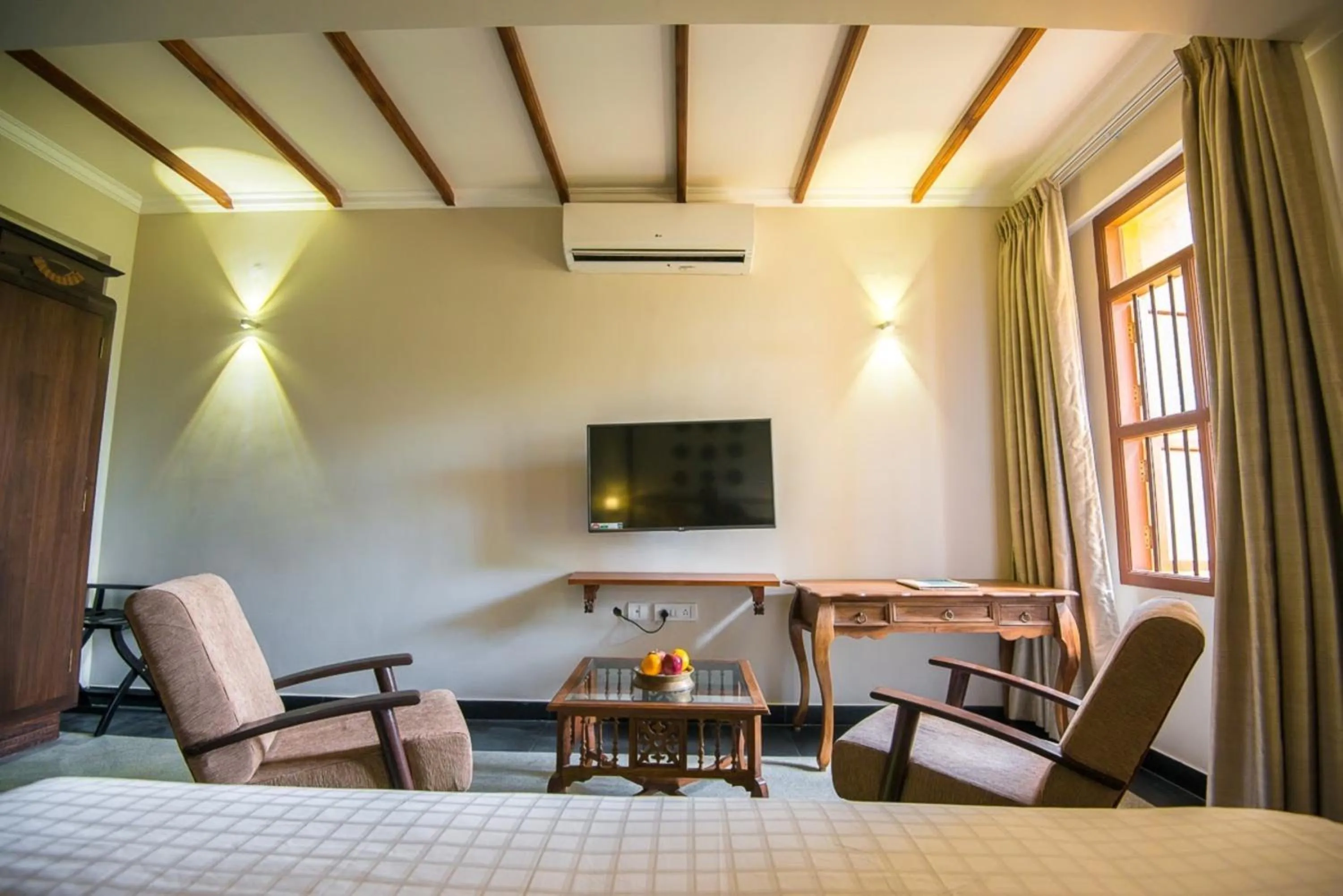 Seating area in Svatma - A Luxury Heritage Resort