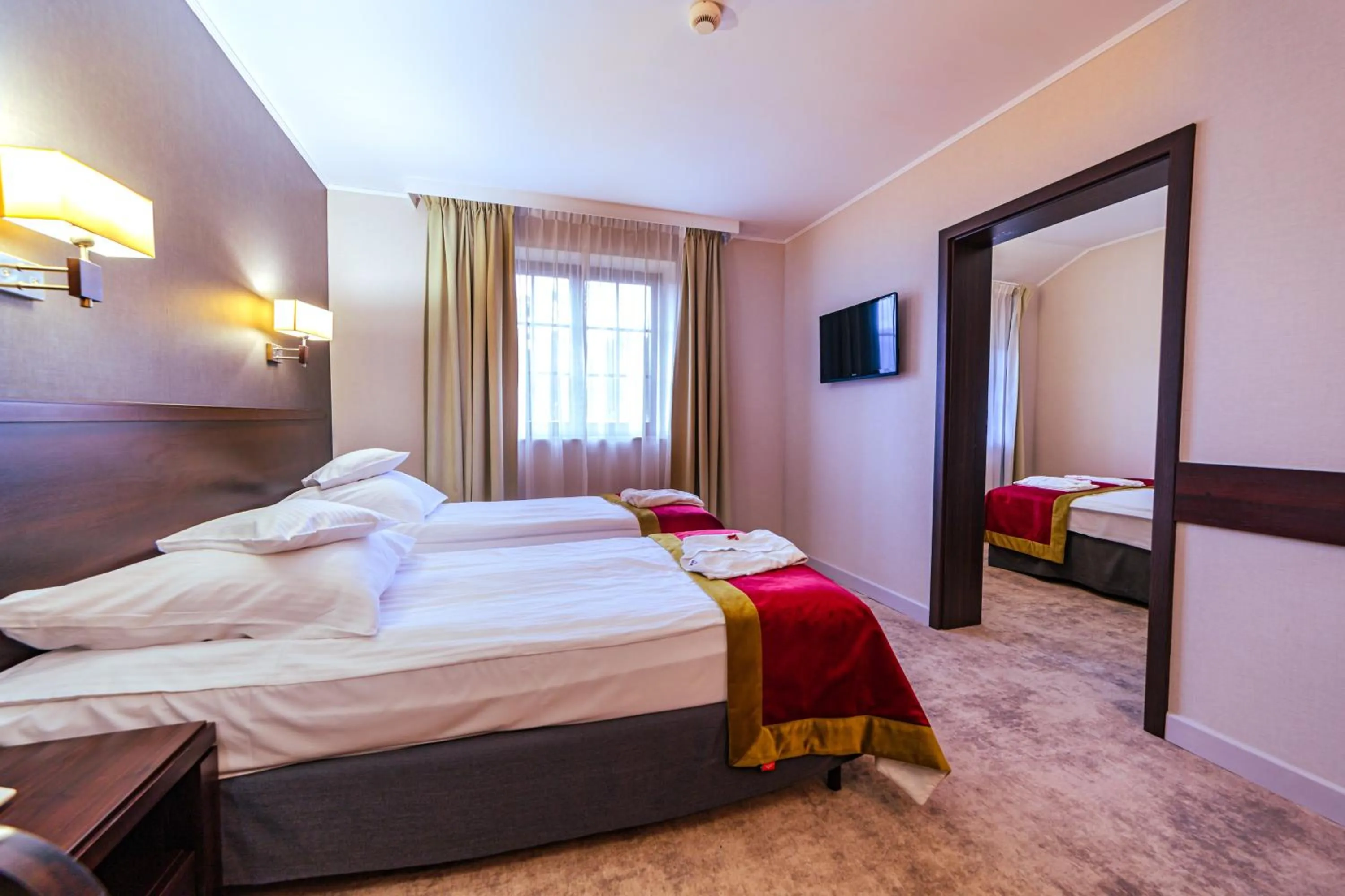 Bed in Hotel Kryształ Conference & Spa