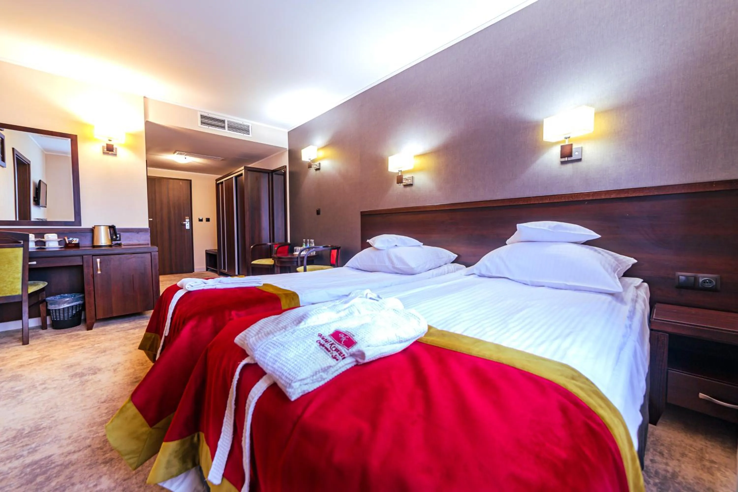 Bed in Hotel Kryształ Conference & Spa