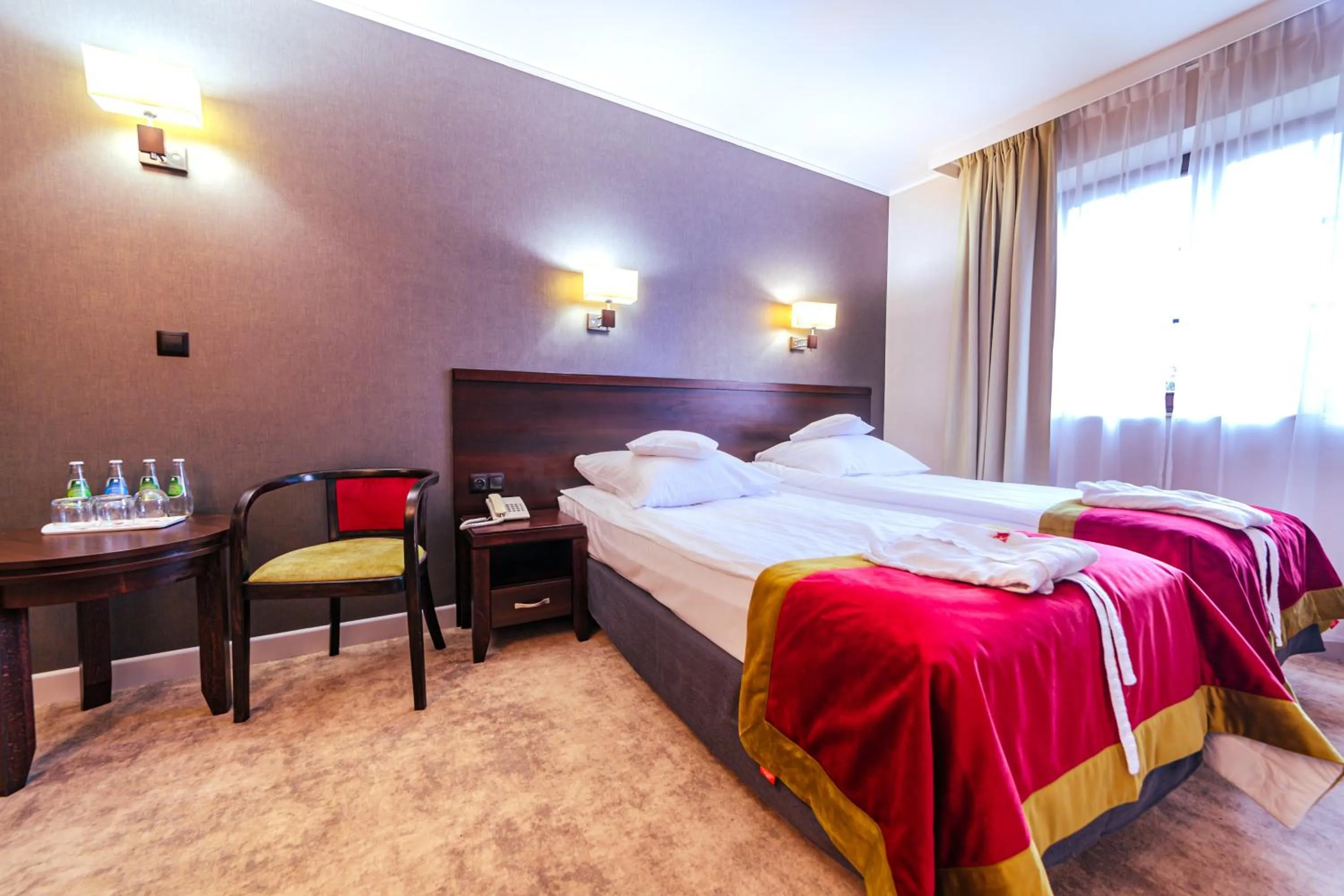 Bed in Hotel Kryształ Conference & Spa