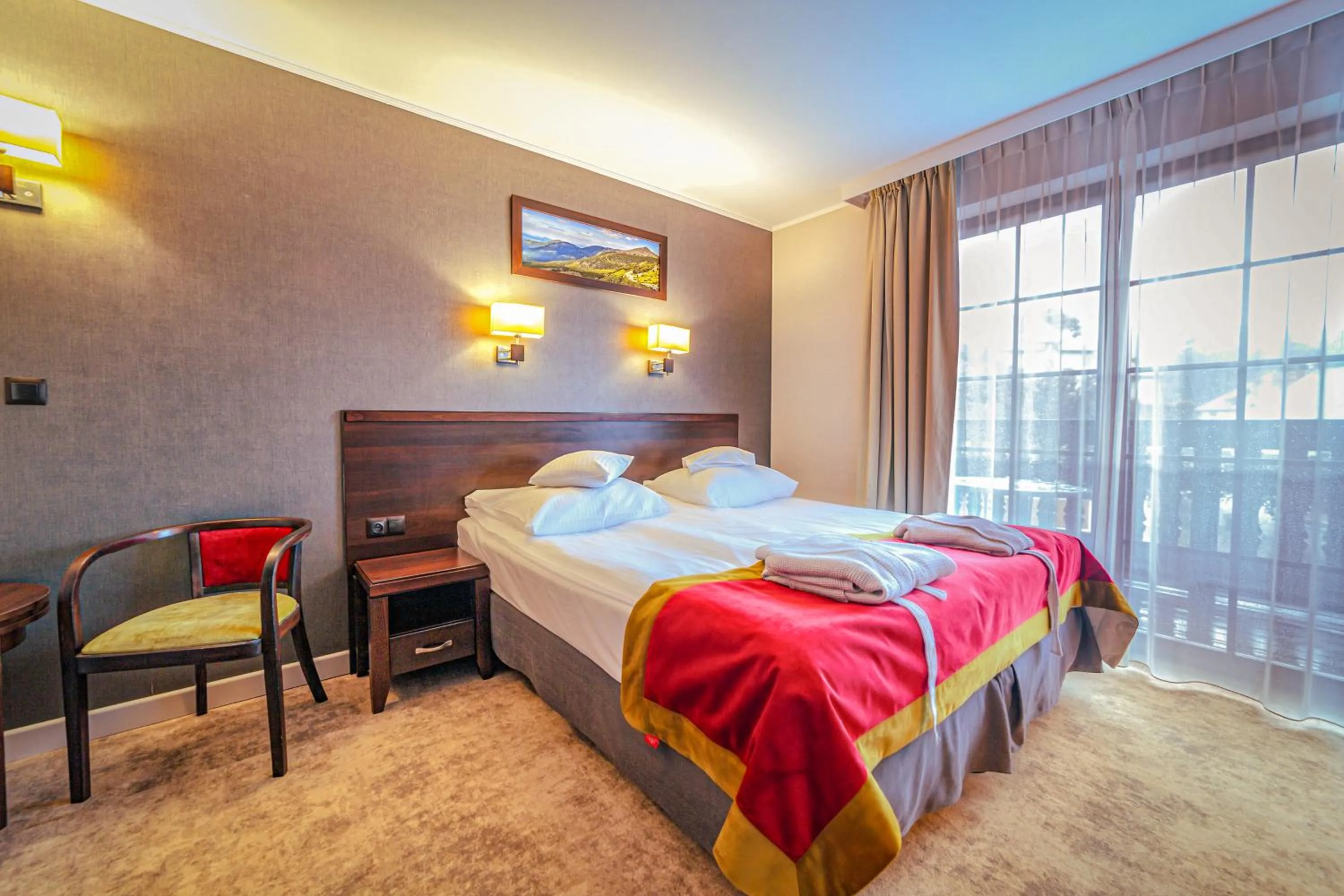 Bed in Hotel Kryształ Conference & Spa