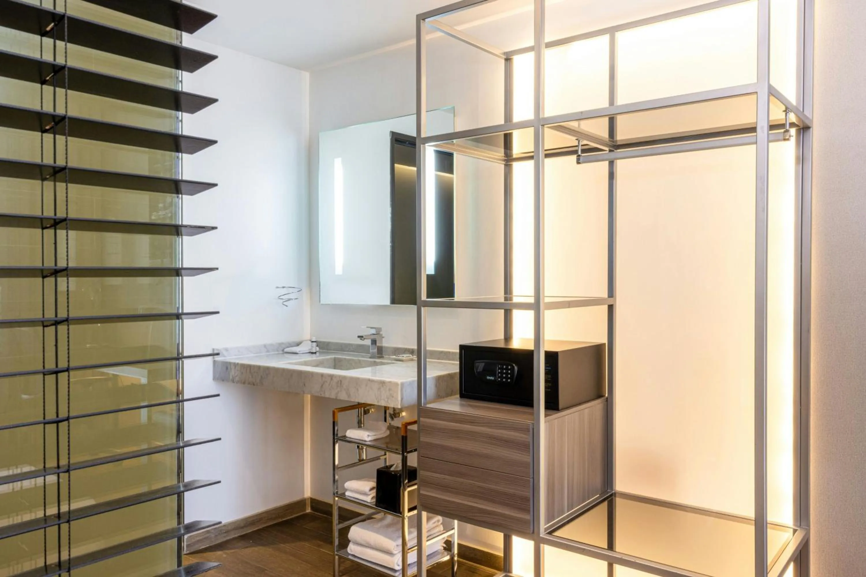 Bathroom in AC Hotel by Marriott Guadalajara Mexico