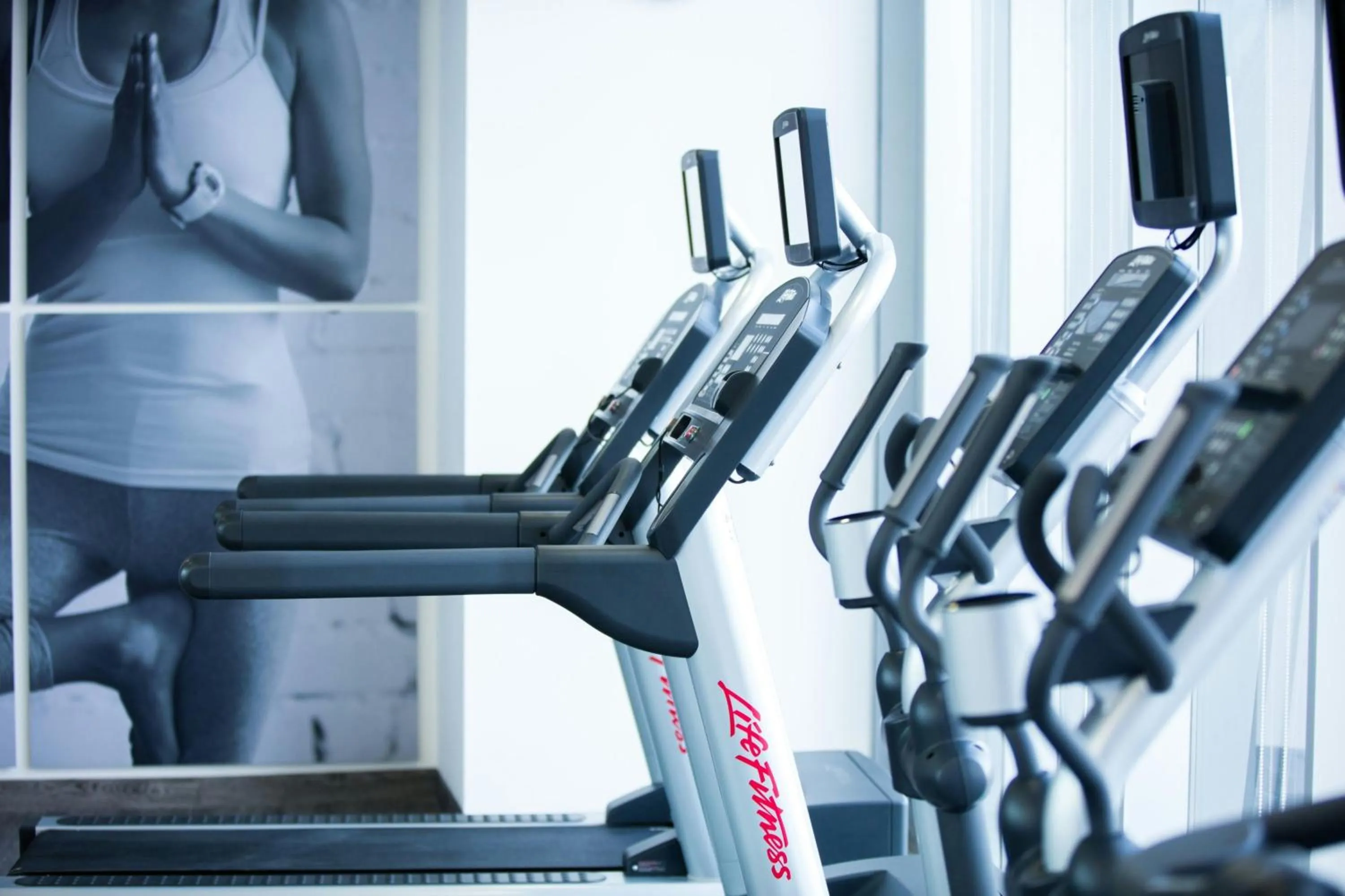Fitness centre/facilities in AC Hotel by Marriott Guadalajara Mexico