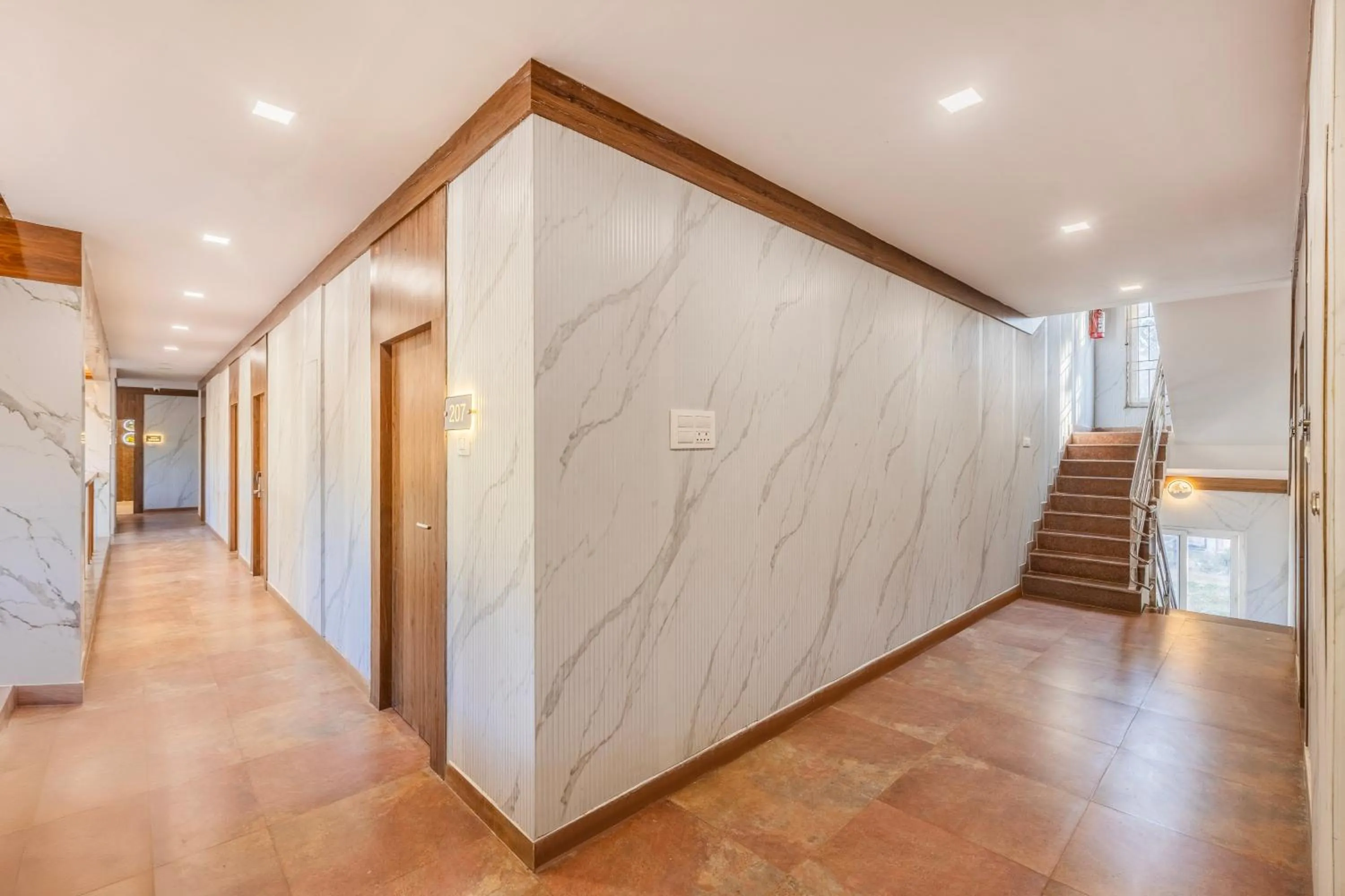 Lobby or reception in Treebo Premium Emerald Dove