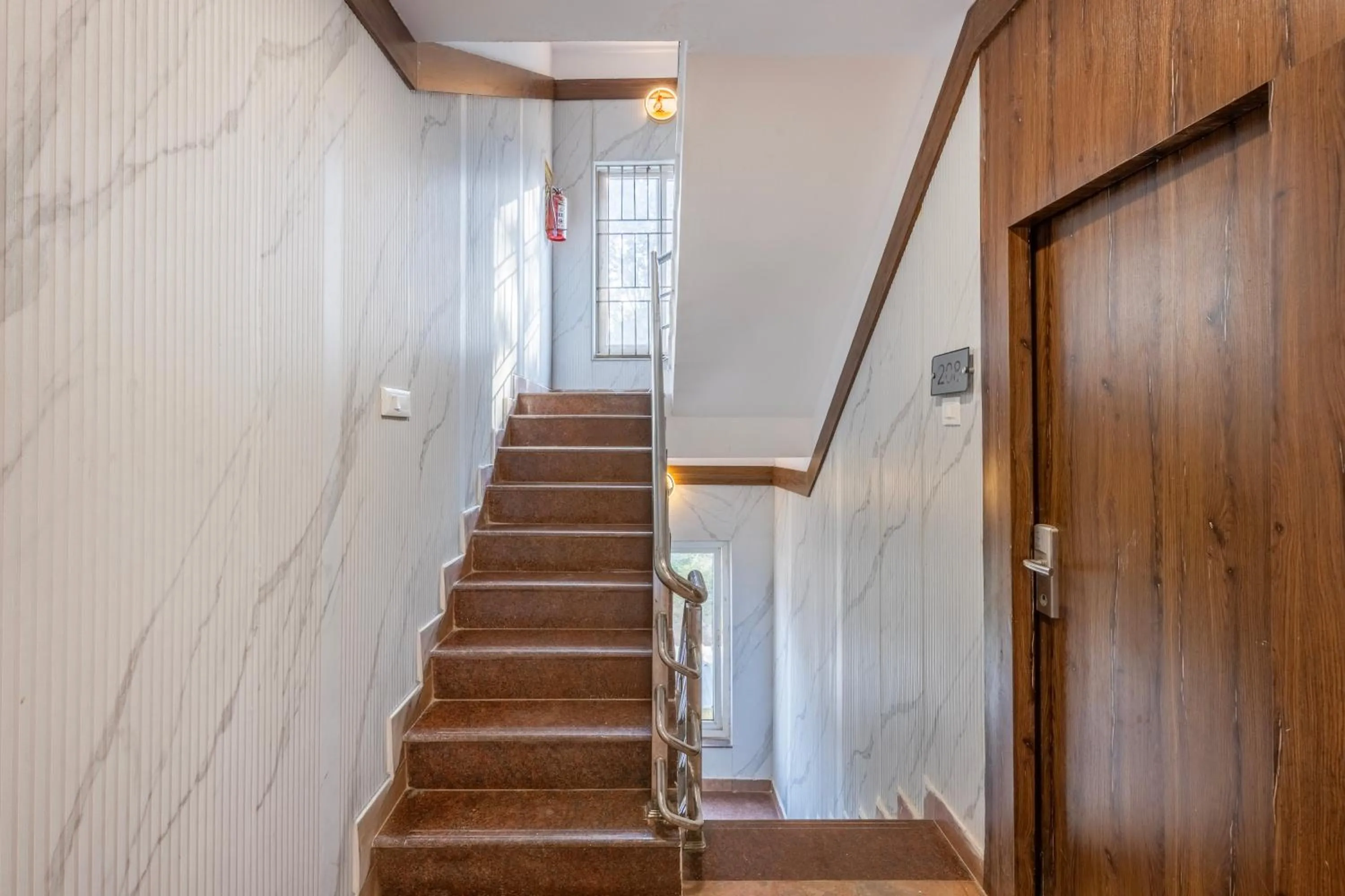 Lobby or reception in Treebo Premium Emerald Dove